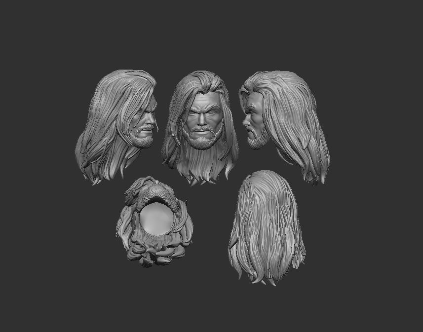 Superman Returns - Headsculpt for Action Figures 3D print model_2