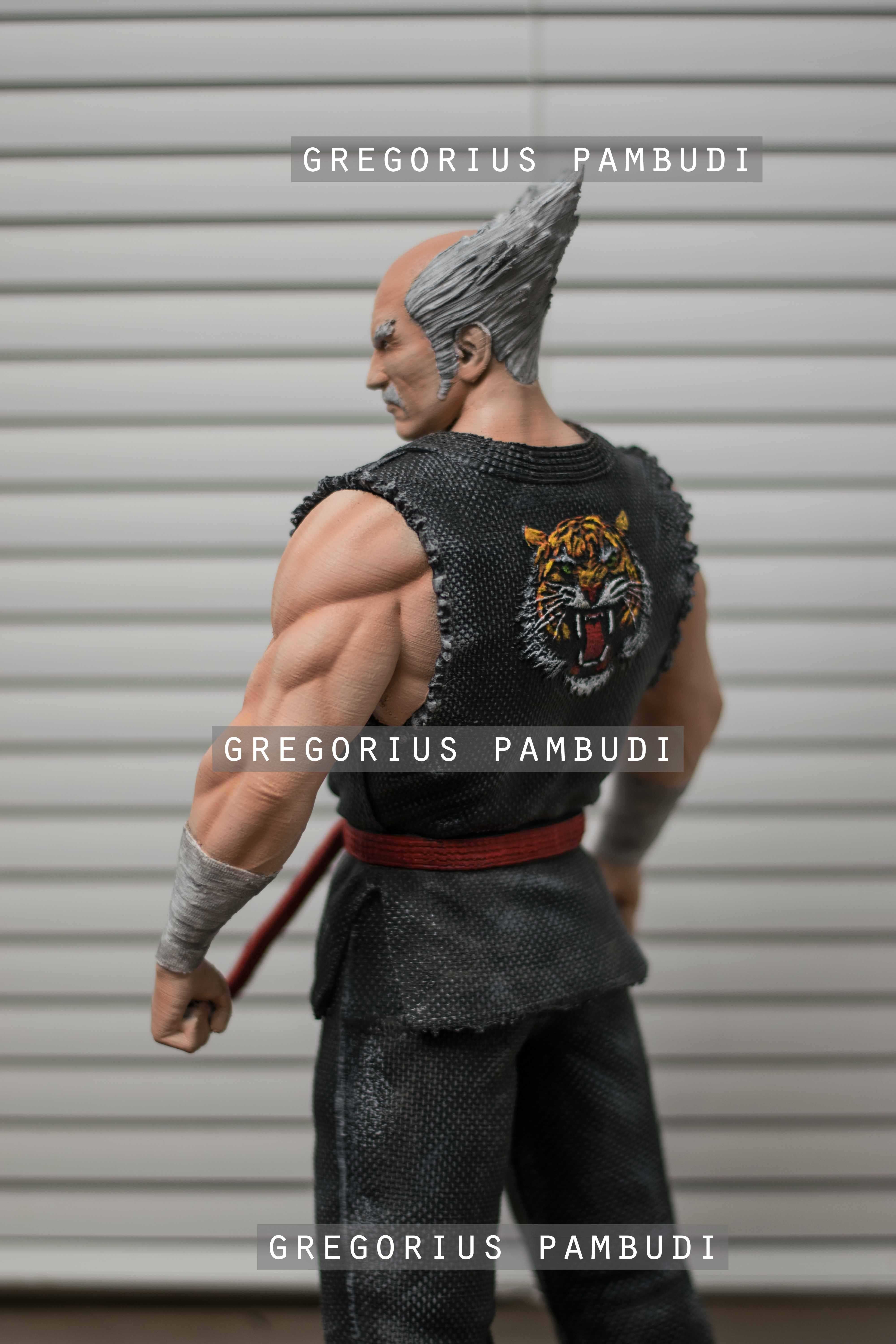 Tekken Heihachi Mishima Fan Art Statue 3d Printable 3D print model_9