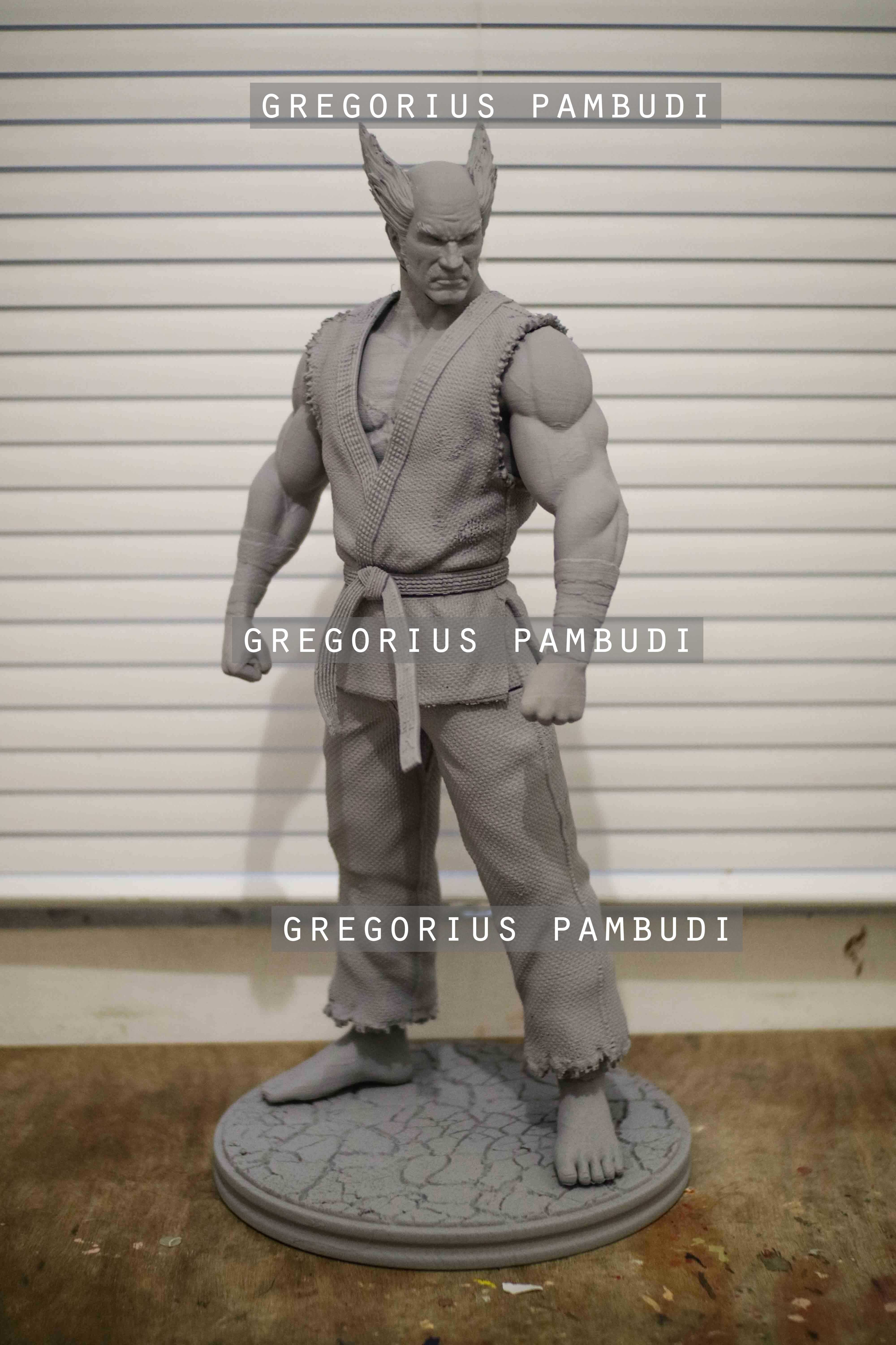 Tekken Heihachi Mishima Fan Art Statue 3d Printable 3D print model_21