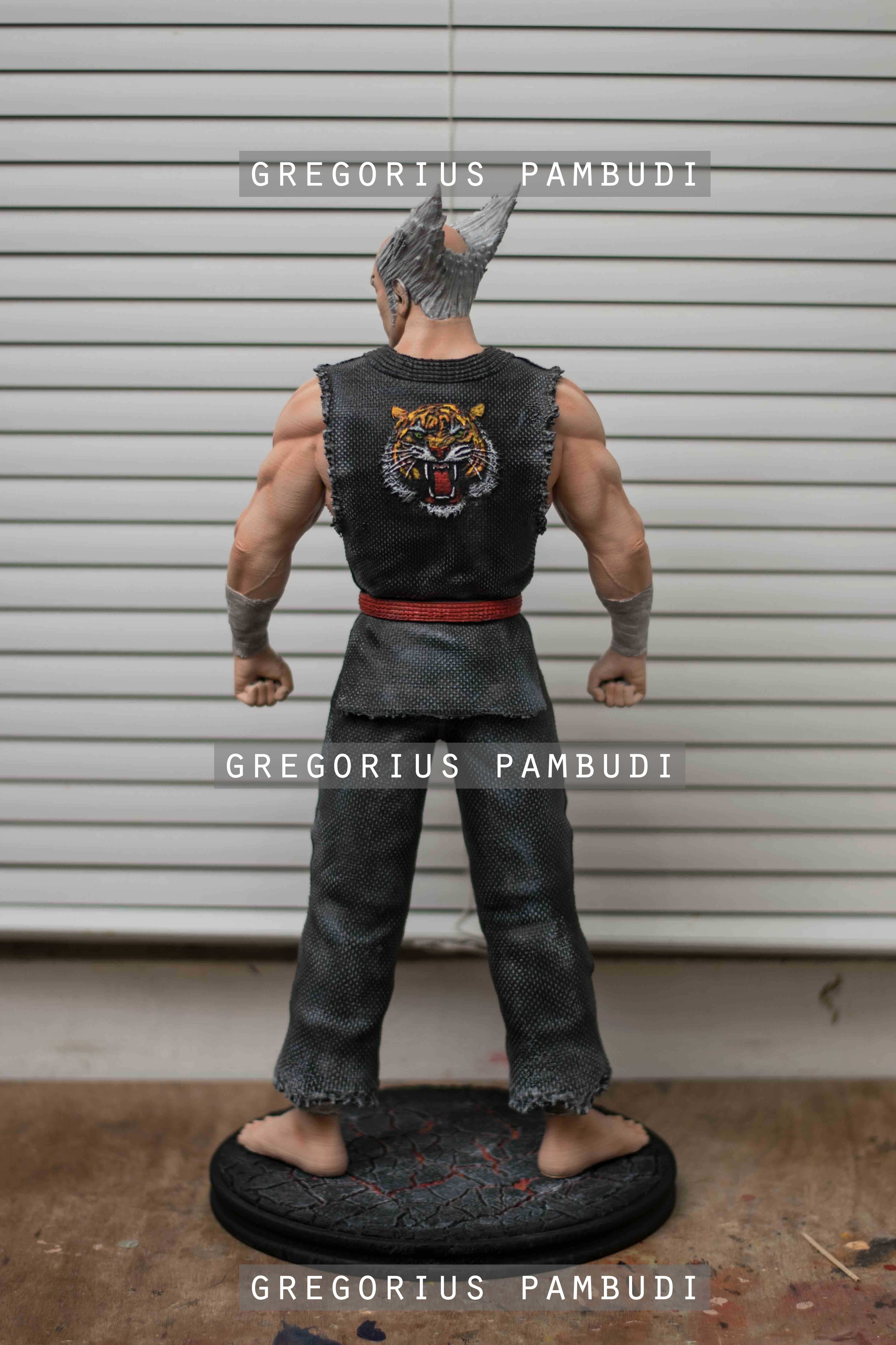 Tekken Heihachi Mishima Fan Art Statue 3d Printable 3D print model_7