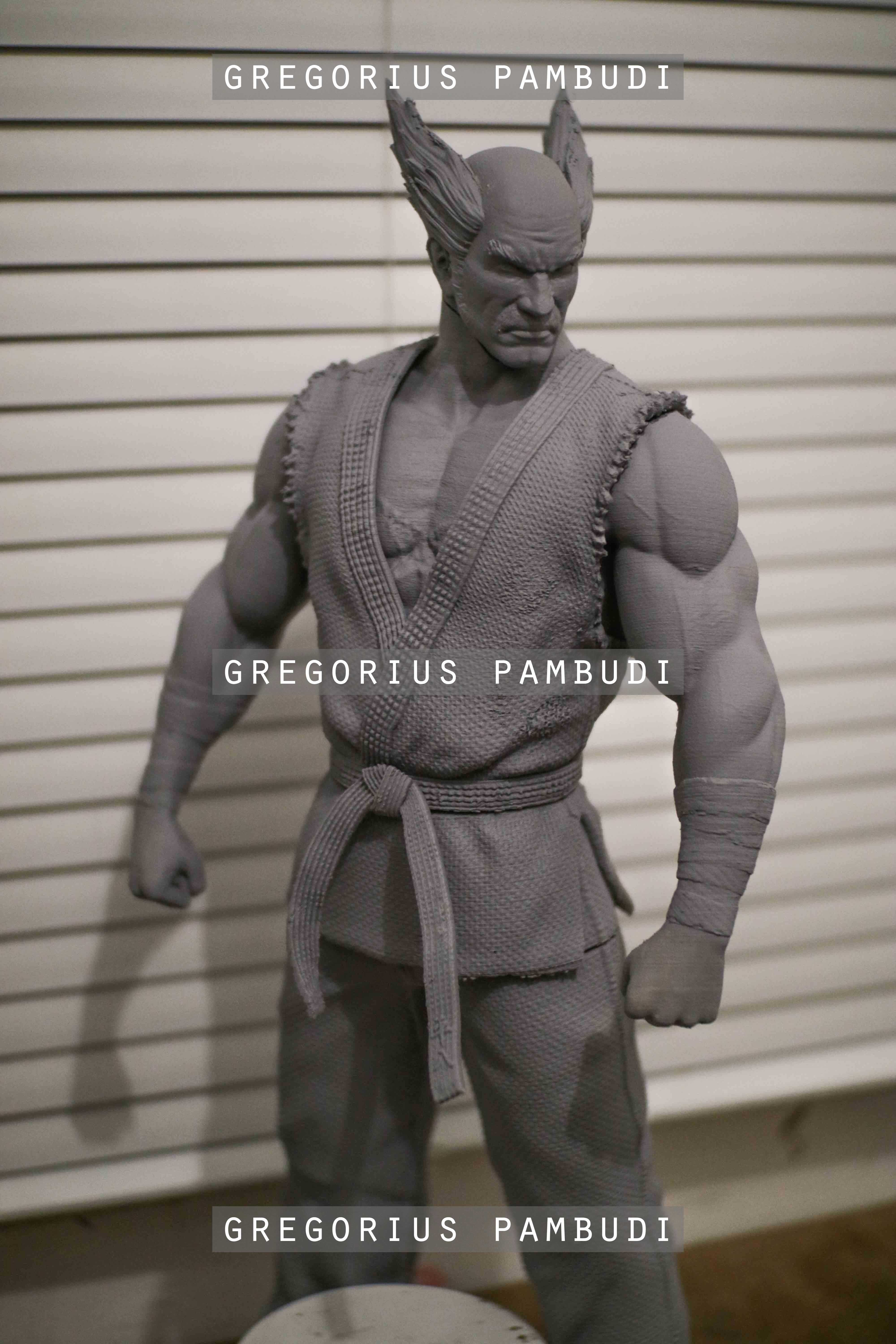 Tekken Heihachi Mishima Fan Art Statue 3d Printable 3D print model_23