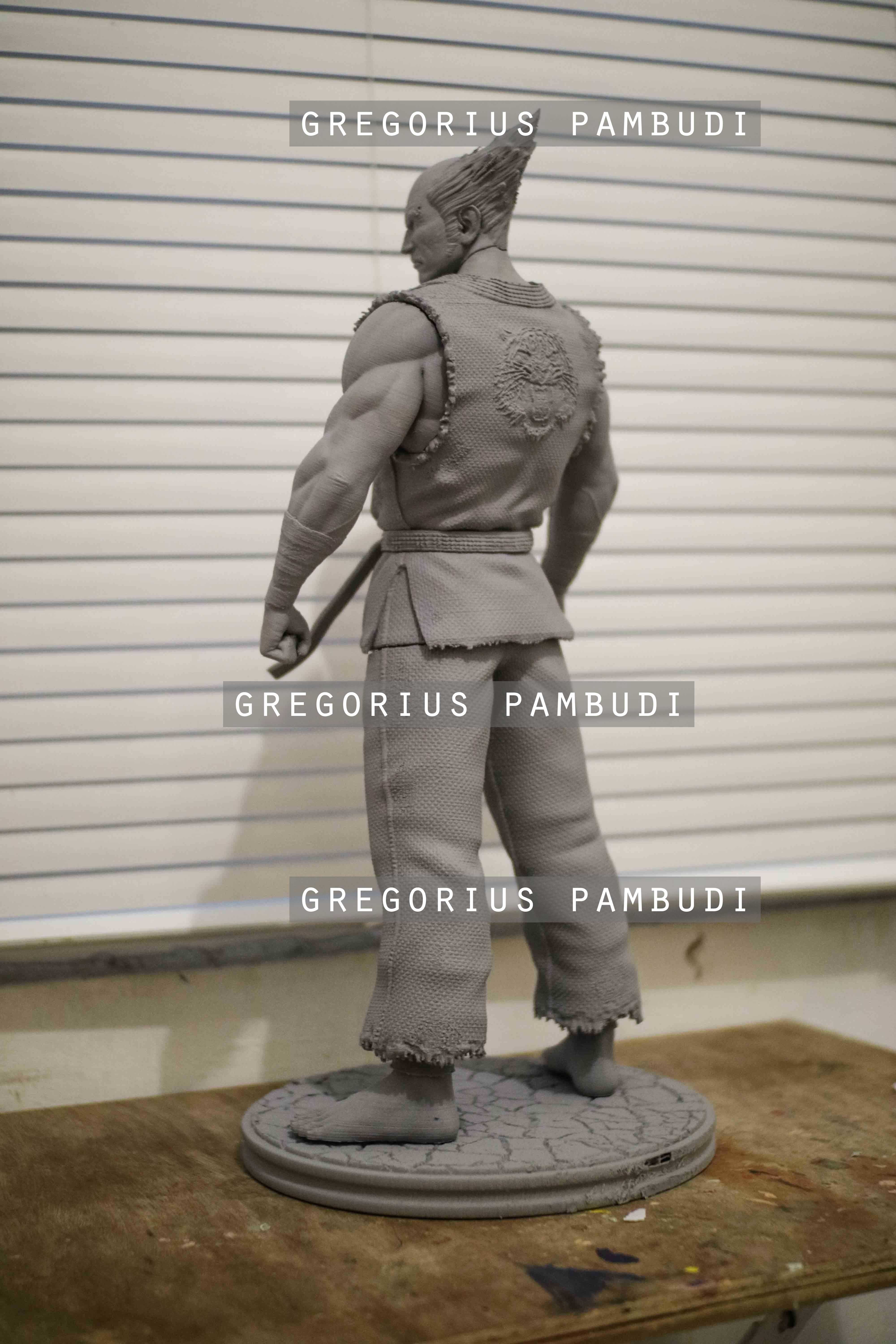 Tekken Heihachi Mishima Fan Art Statue 3d Printable 3D print model_22