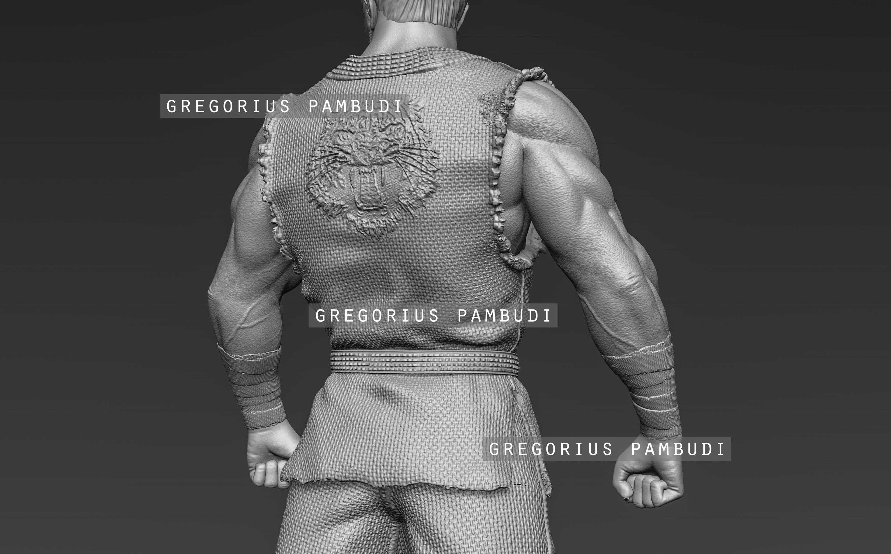 Tekken Heihachi Mishima Fan Art Statue 3d Printable 3D print model_18