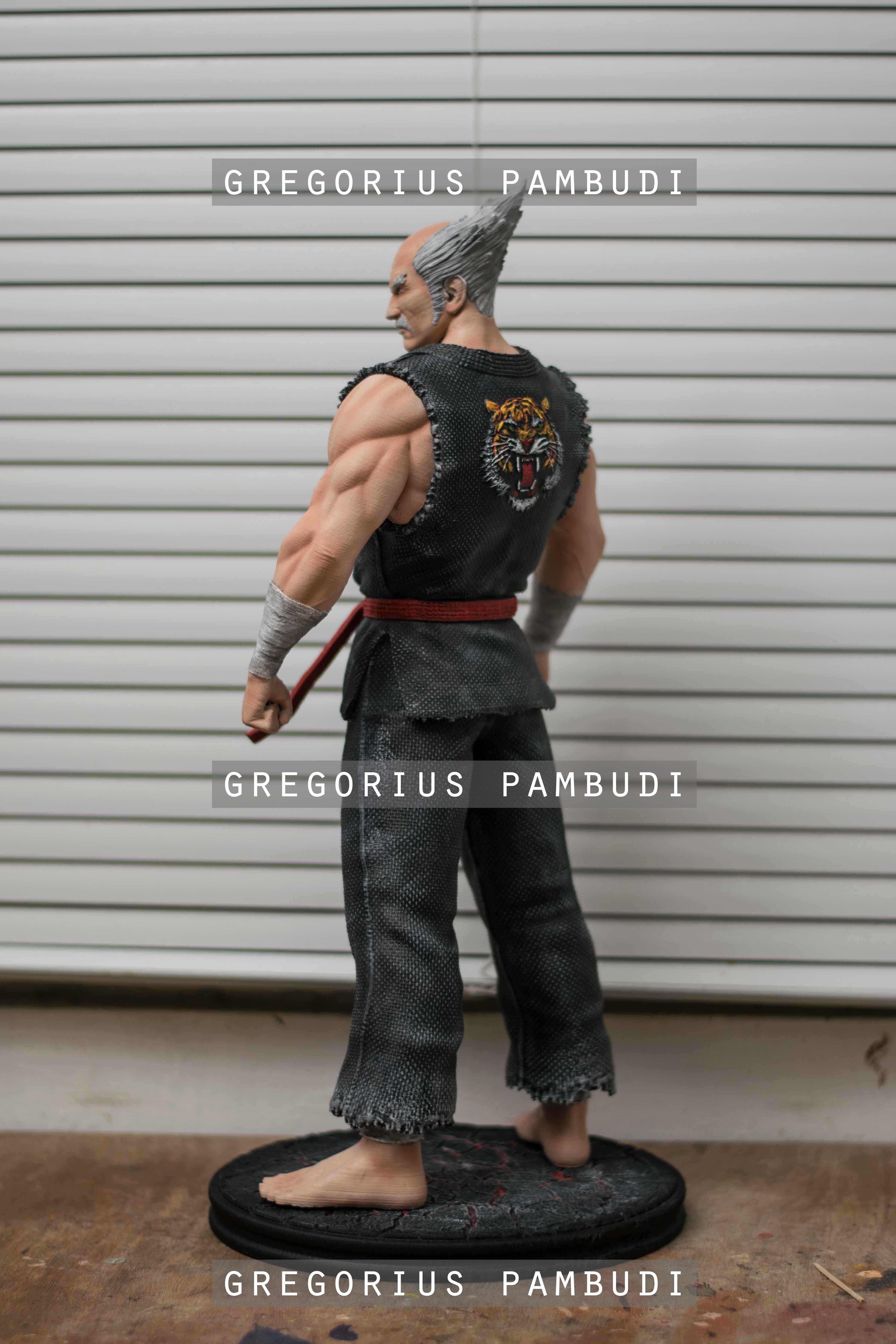 Tekken Heihachi Mishima Fan Art Statue 3d Printable 3D print model_4