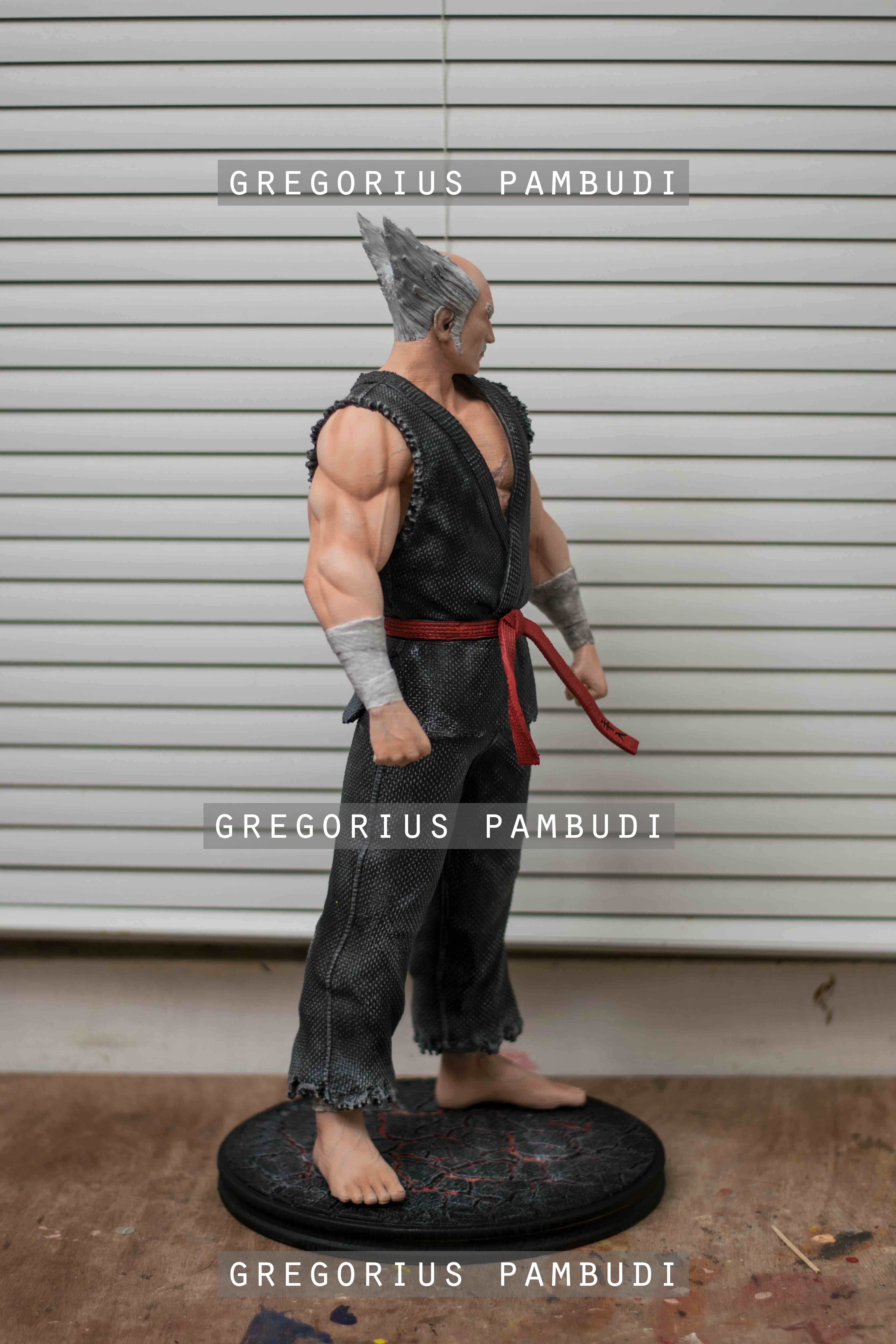 Tekken Heihachi Mishima Fan Art Statue 3d Printable 3D print model_6