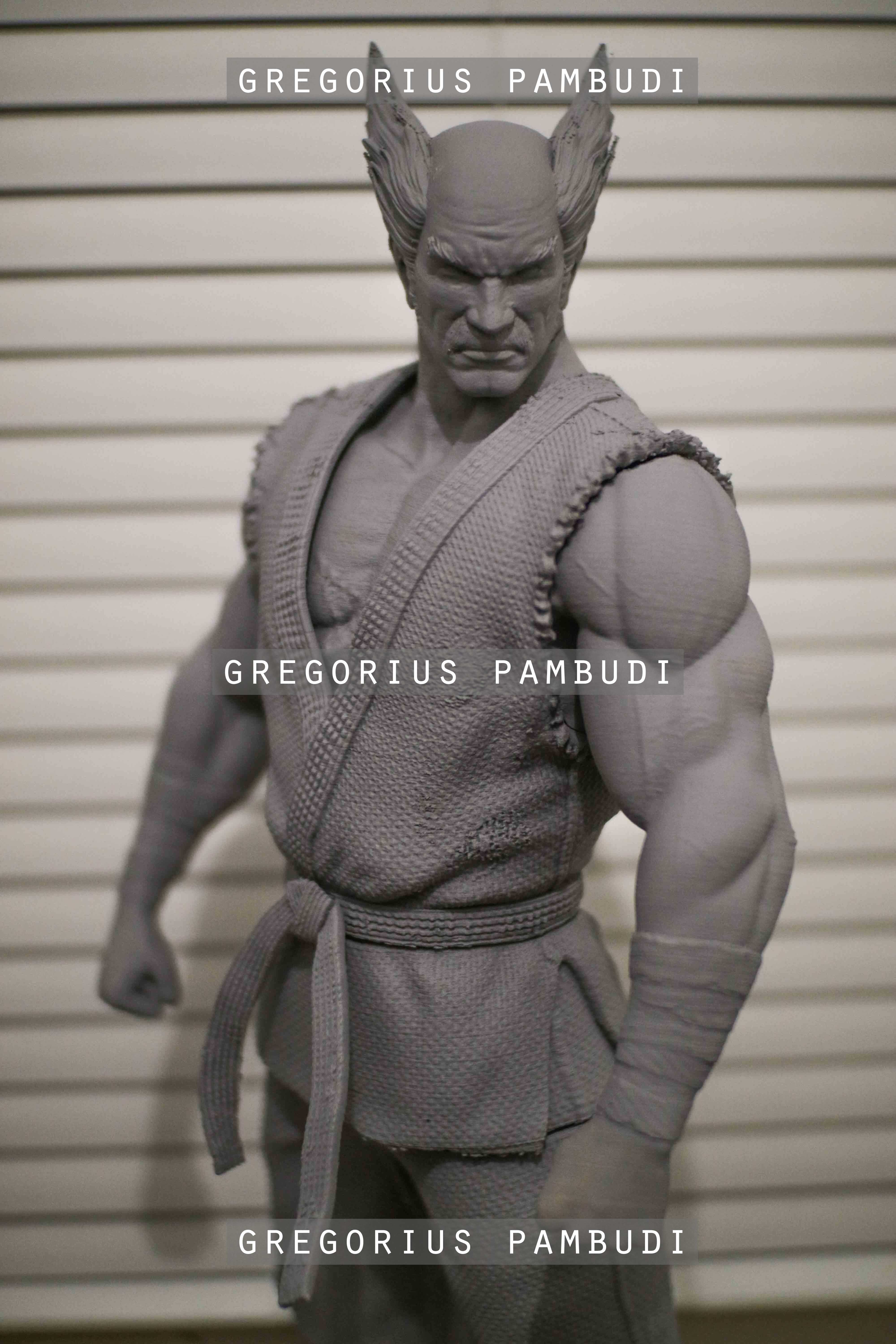 Tekken Heihachi Mishima Fan Art Statue 3d Printable 3D print model_24