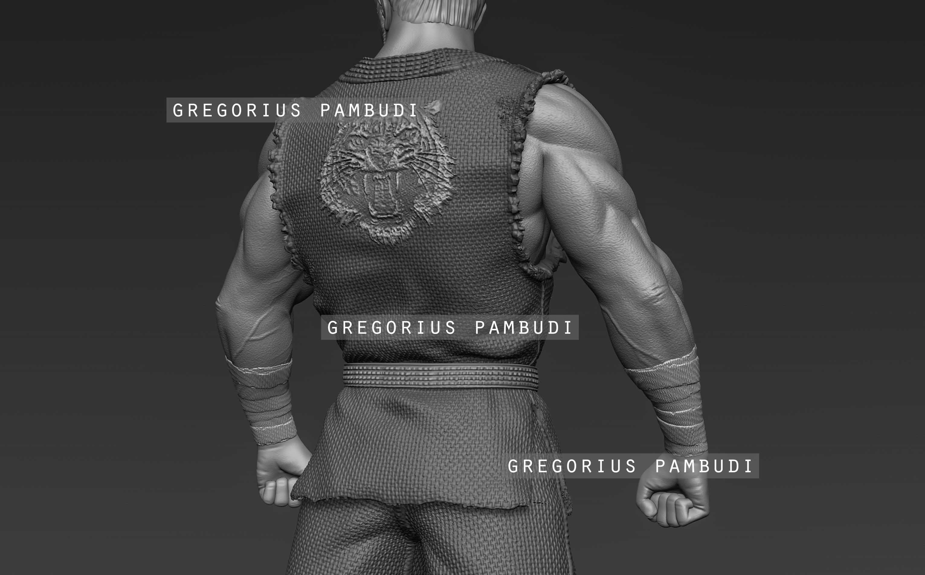 Tekken Heihachi Mishima Fan Art Statue 3d Printable 3D print model_17