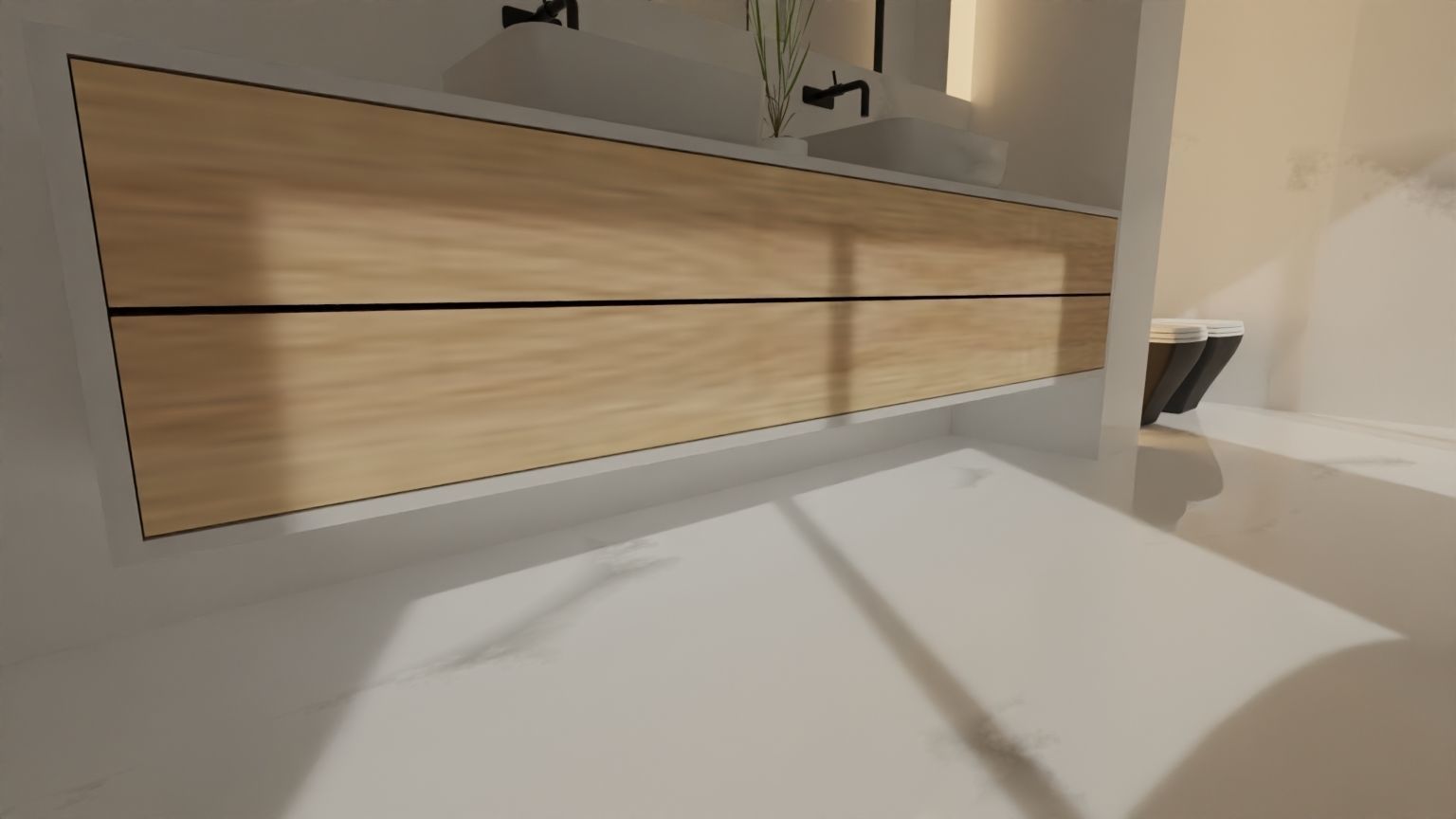 Fully Game ready low poly bathroom full set 14 models Low-poly 3D model_10