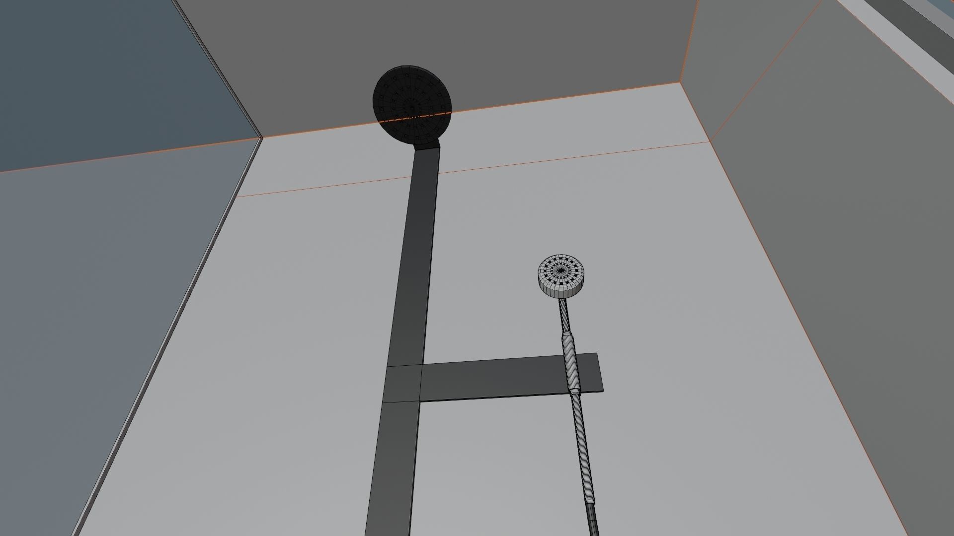 Fully Game ready low poly bathroom full set 14 models Low-poly 3D model_19