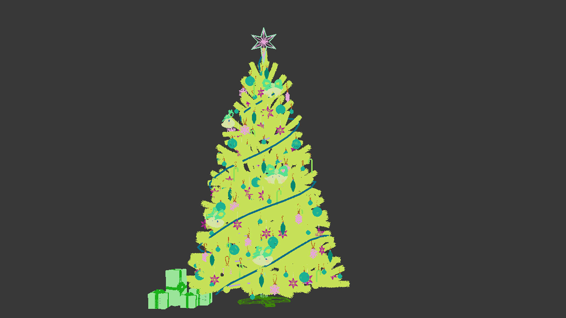 SALE Collection Christmas tree set 14 Bonuses 3D print model_20
