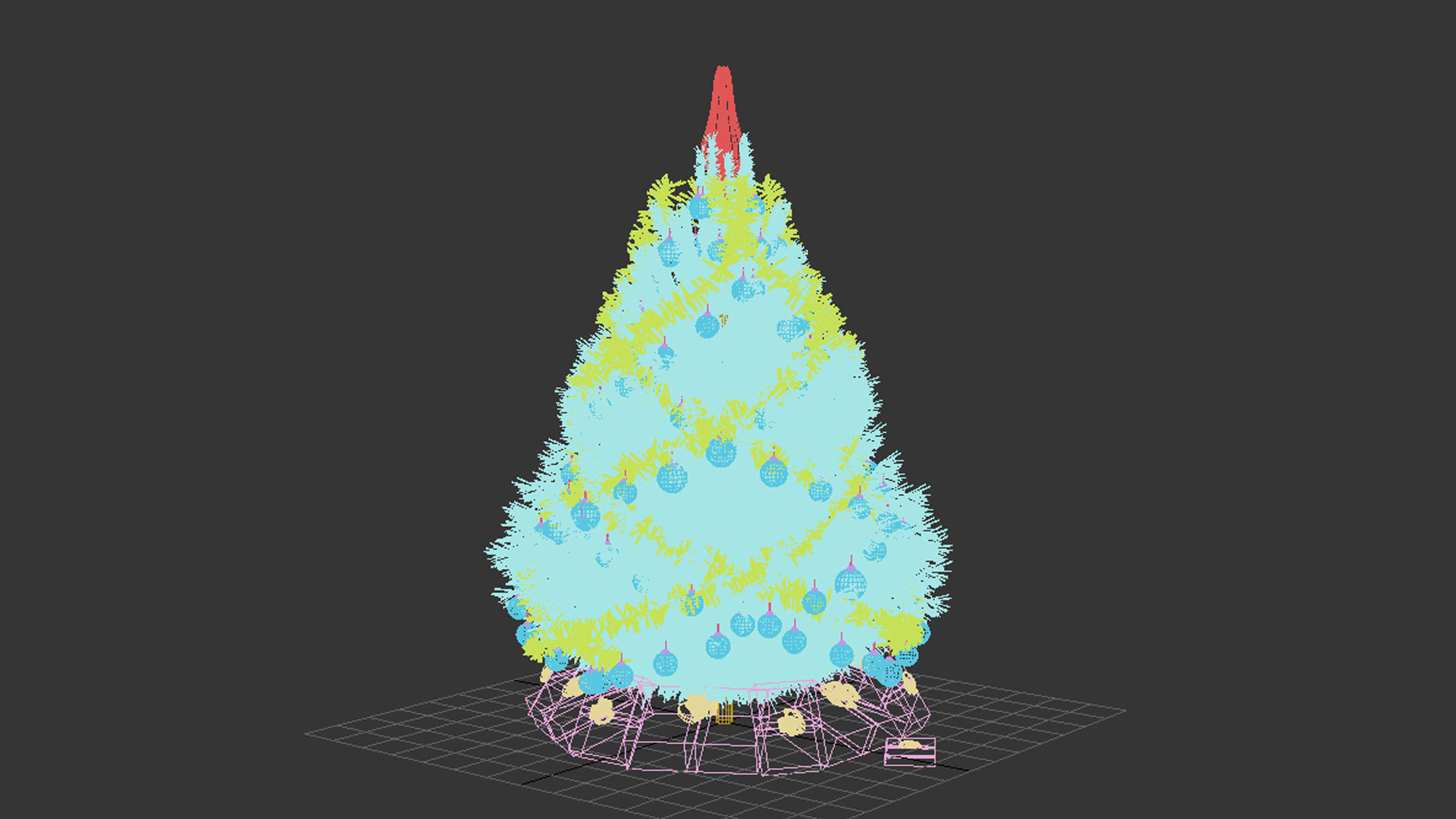 SALE Collection Christmas tree set 14 Bonuses 3D print model_10