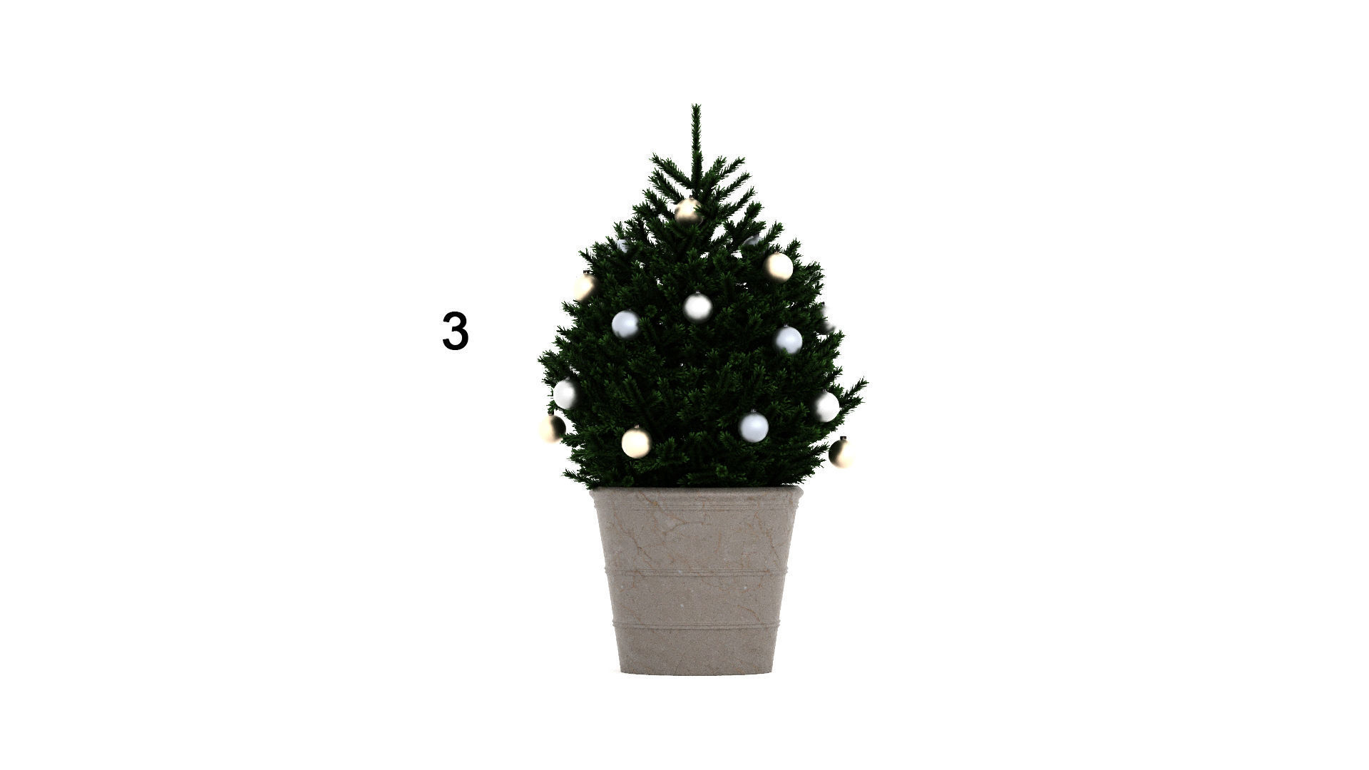 SALE Collection Christmas tree set 14 Bonuses 3D print model_4