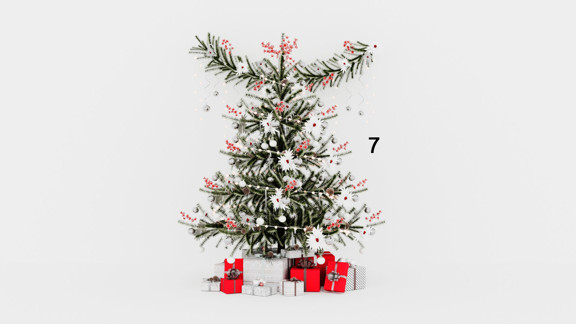 SALE Collection Christmas tree set 14 Bonuses 3D print model_12