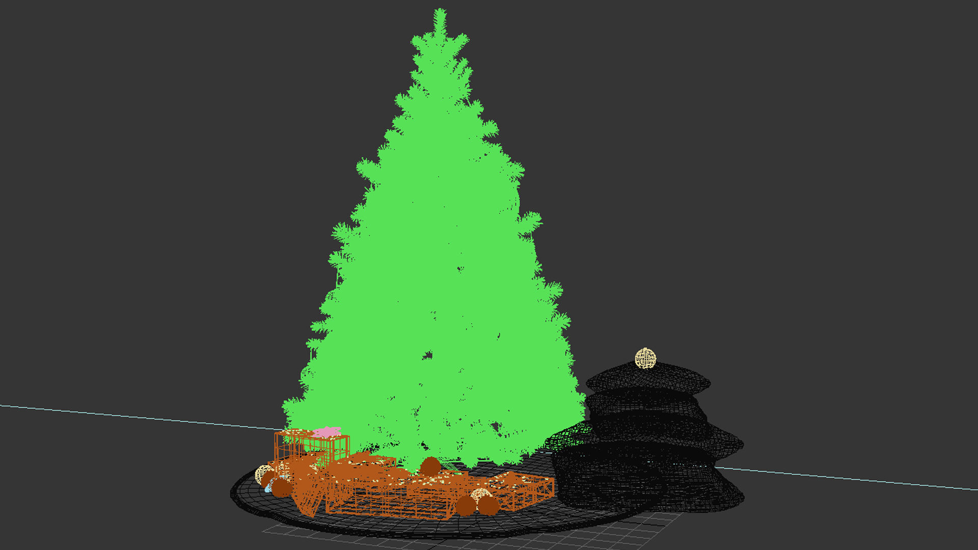 SALE Collection Christmas tree set 14 Bonuses 3D print model_27