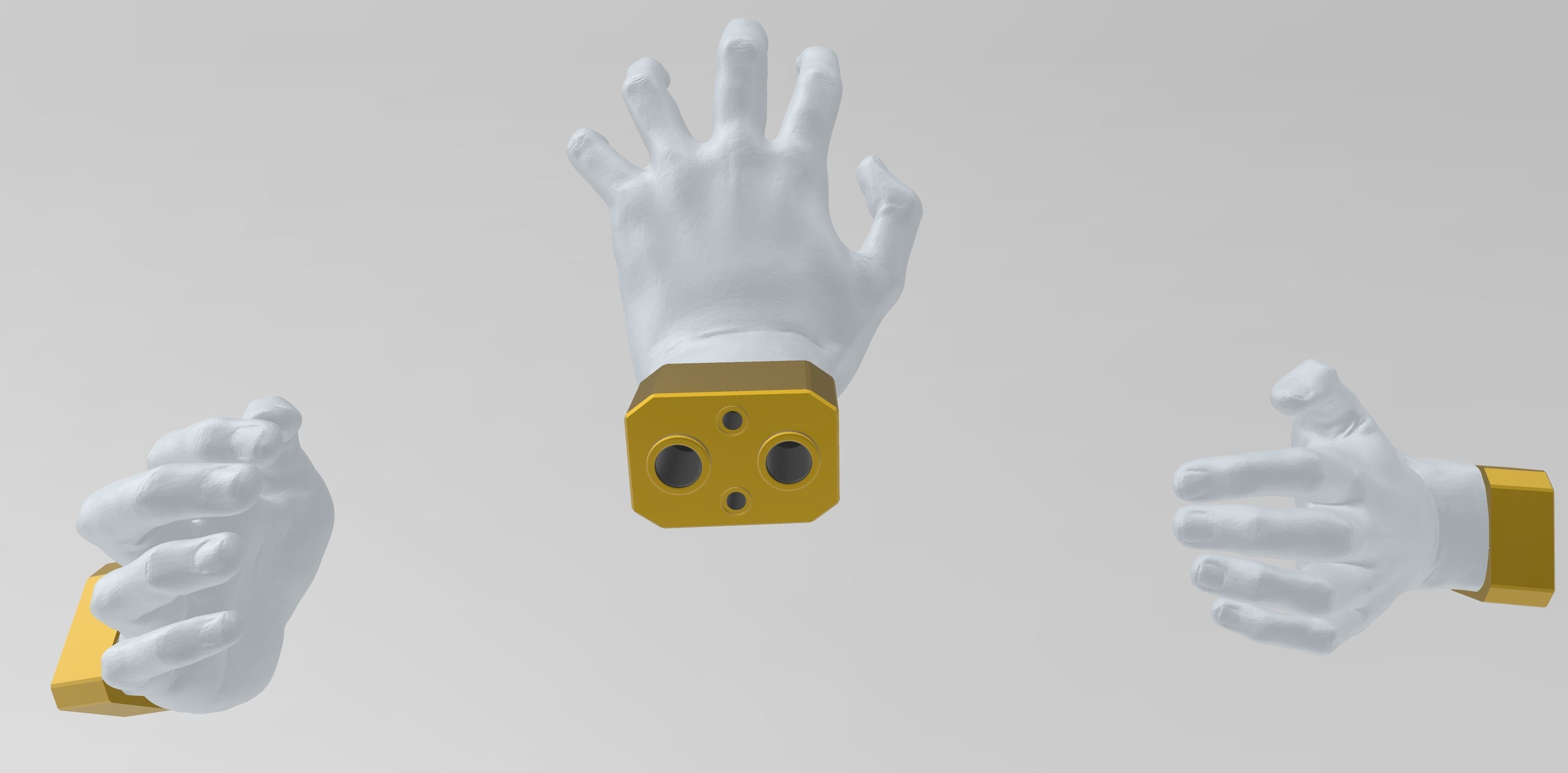 Tomura Shigaraki Hands 3D Model - Tomura Shigaraki Cosplay 3D print model_3