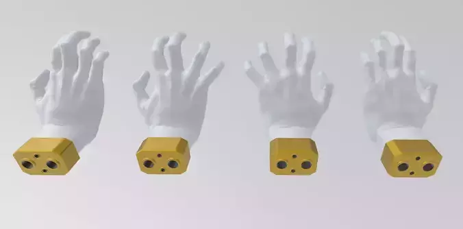 Tomura Shigaraki Hands 3D Model - Tomura Shigaraki Cosplay