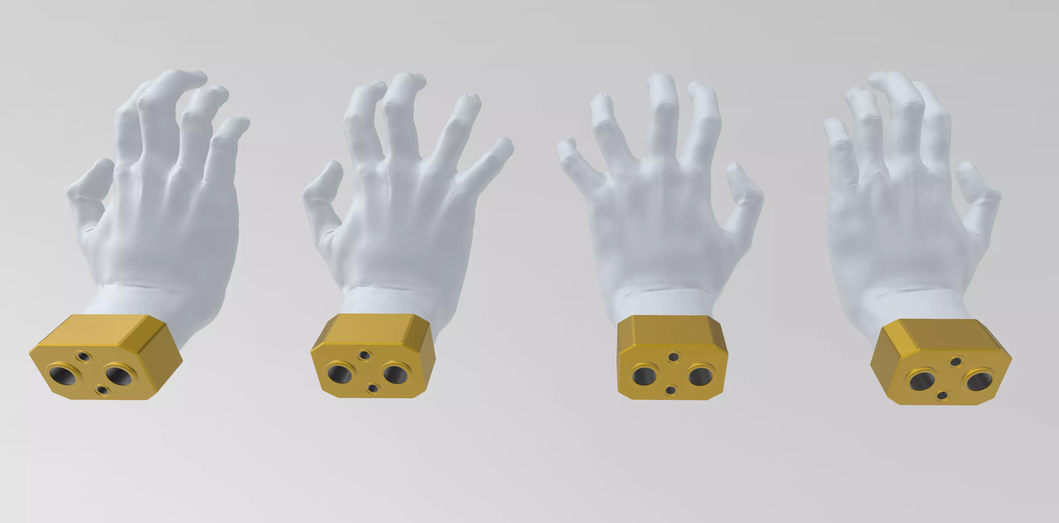 Tomura Shigaraki Hands 3D Model - Tomura Shigaraki Cosplay 3D print model_0