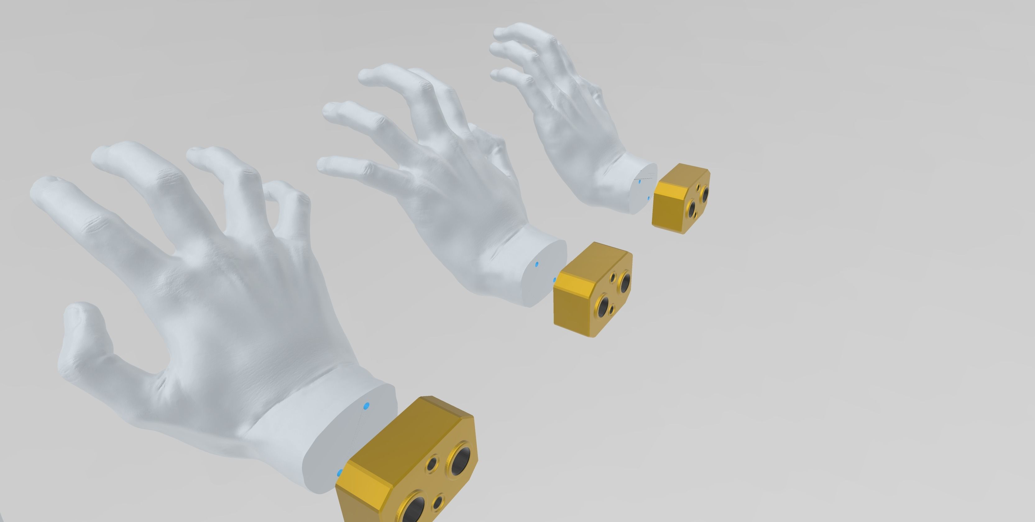 Tomura Shigaraki Hands 3D Model - Tomura Shigaraki Cosplay 3D print model_1