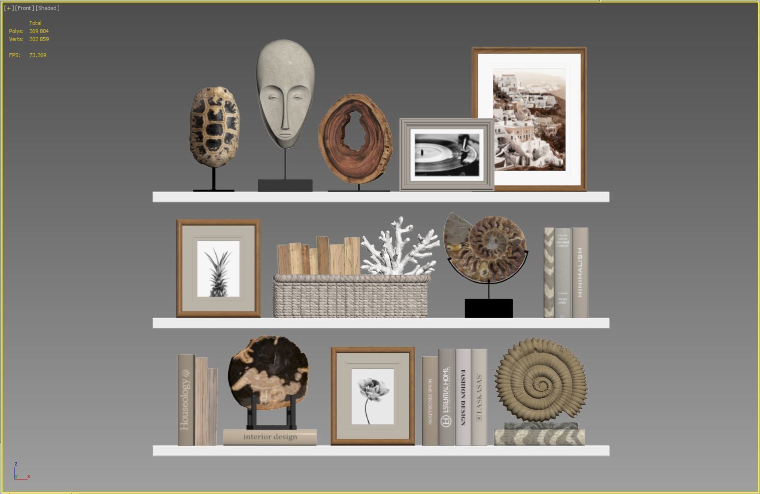 Decor Set 168 3D model_5