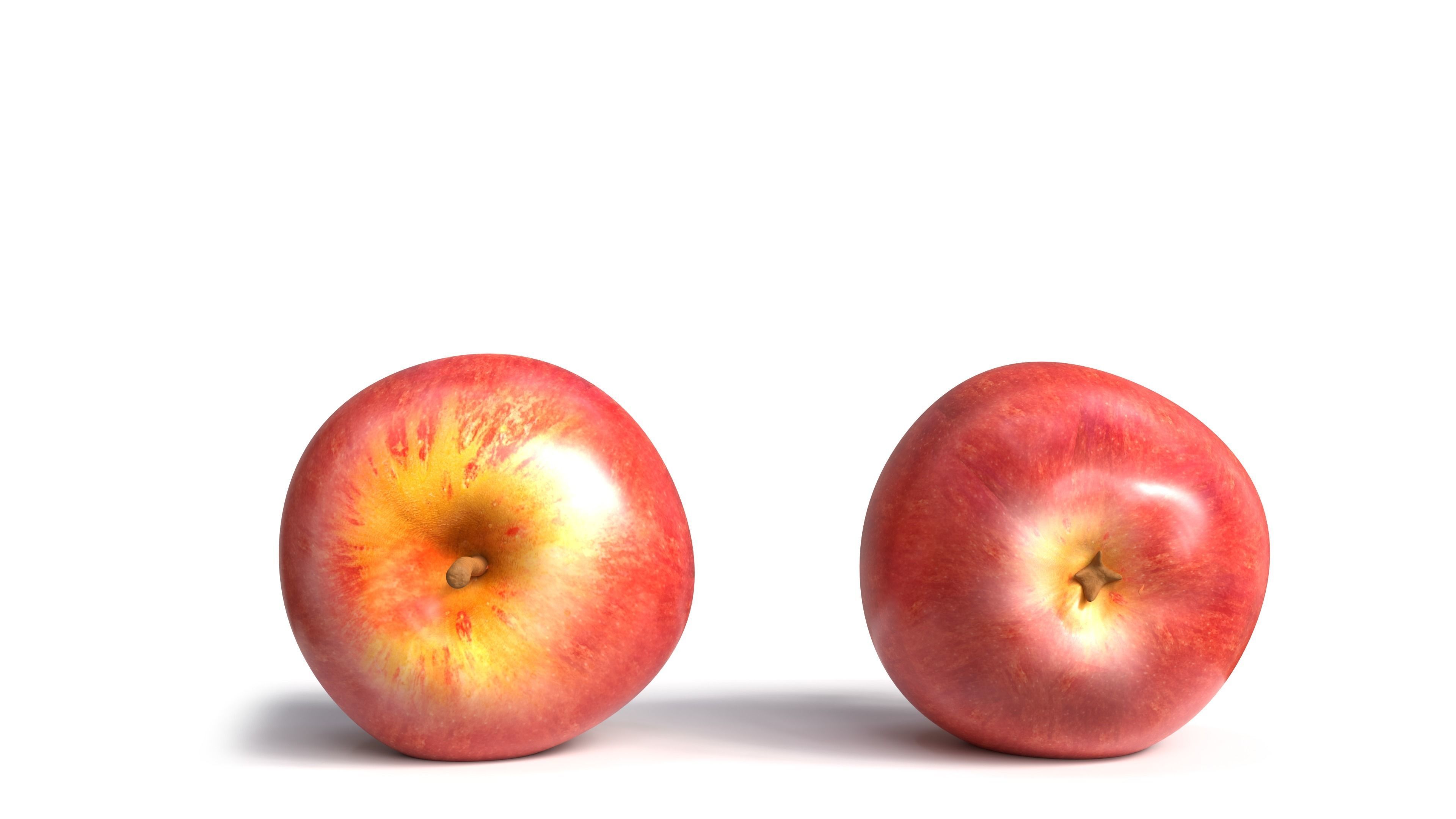 apple Low-poly 3D model_11