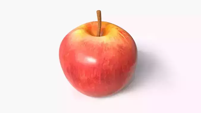 apple Low-poly 3D model
