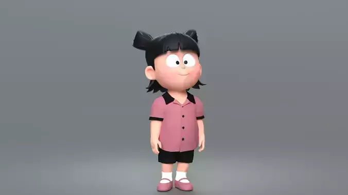 Girl Cartoon Character