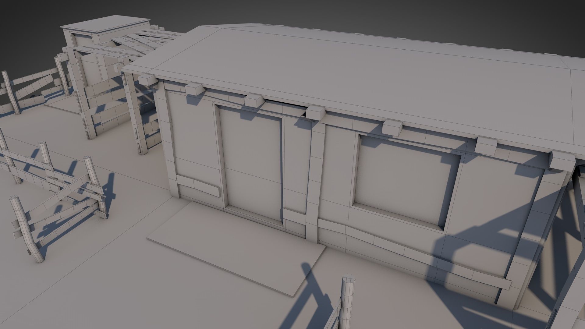 Anatolian Village Shack 3 Low-poly 3D model_15