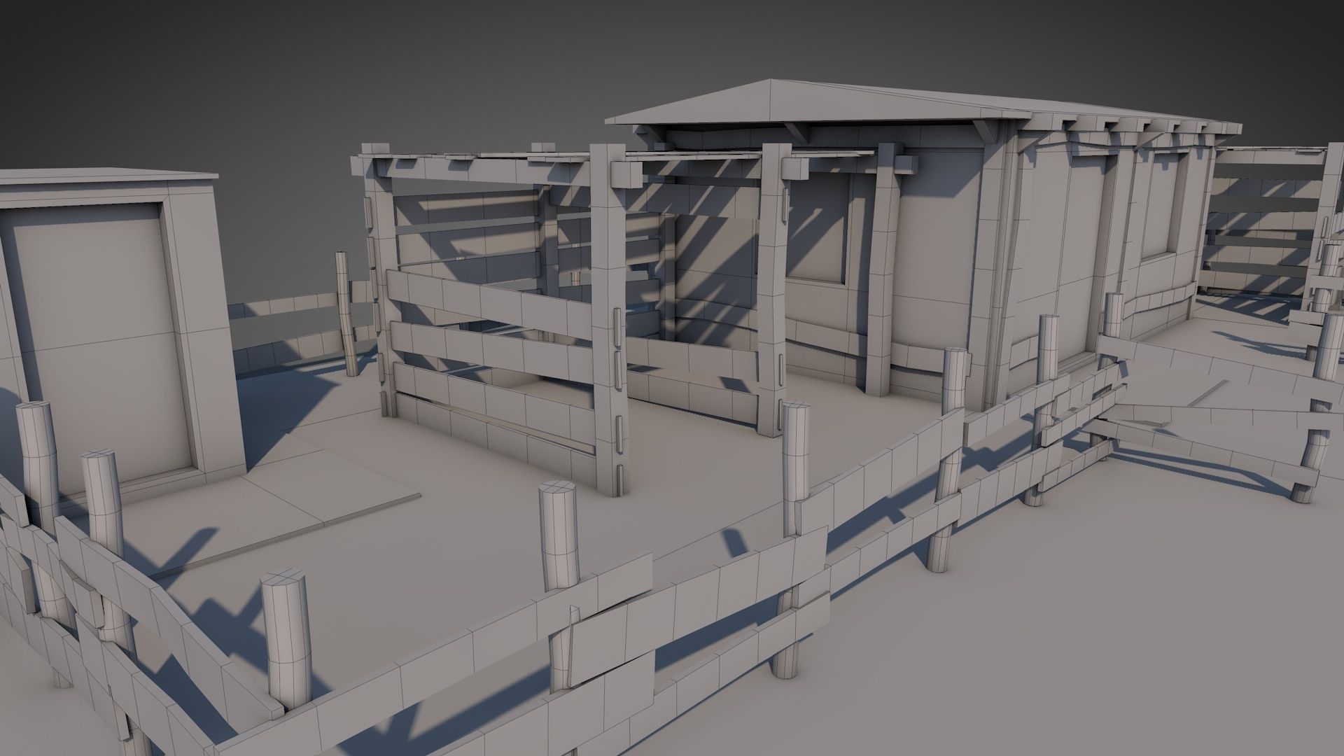 Anatolian Village Shack 3 Low-poly 3D model_13