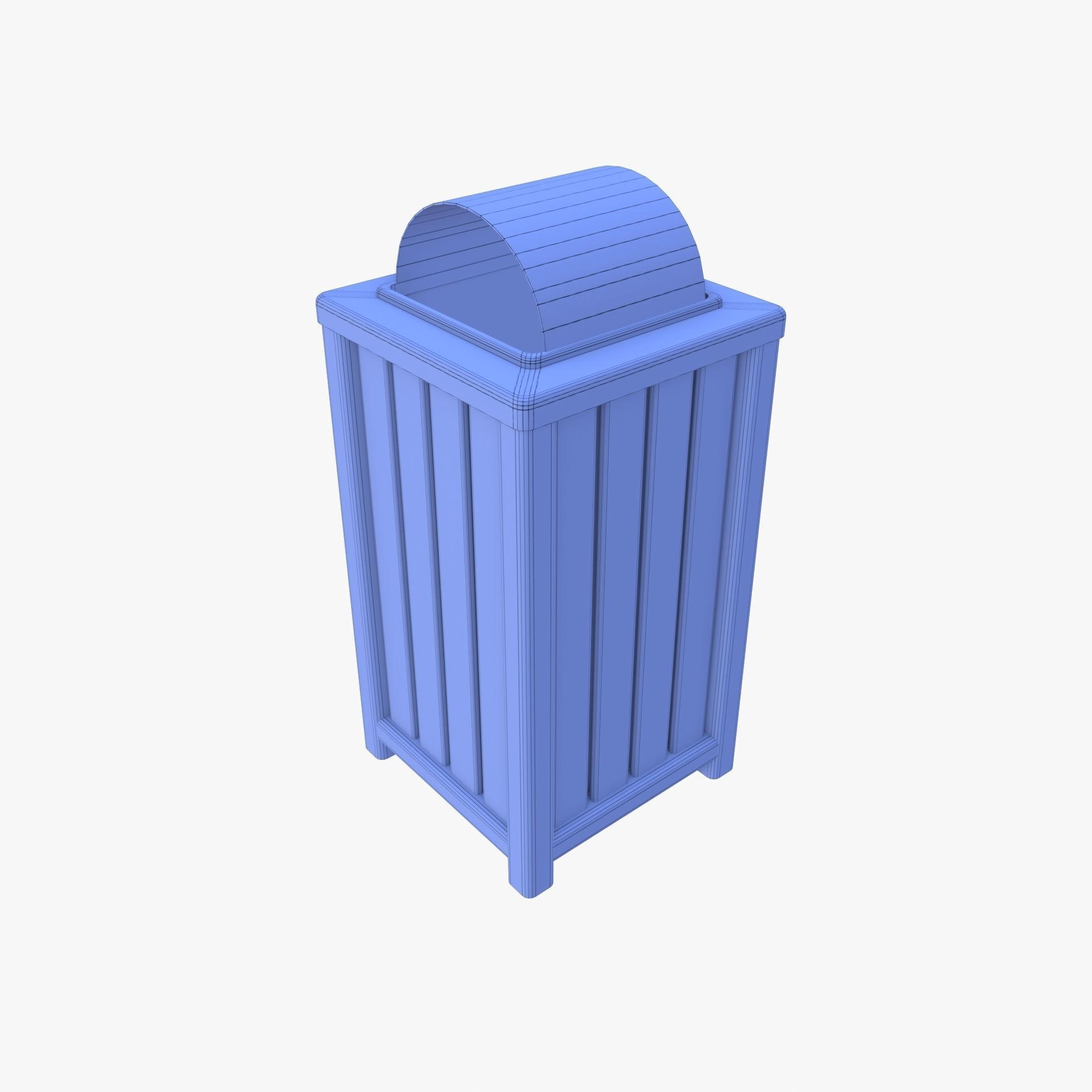 Trash can v3 3D model_15