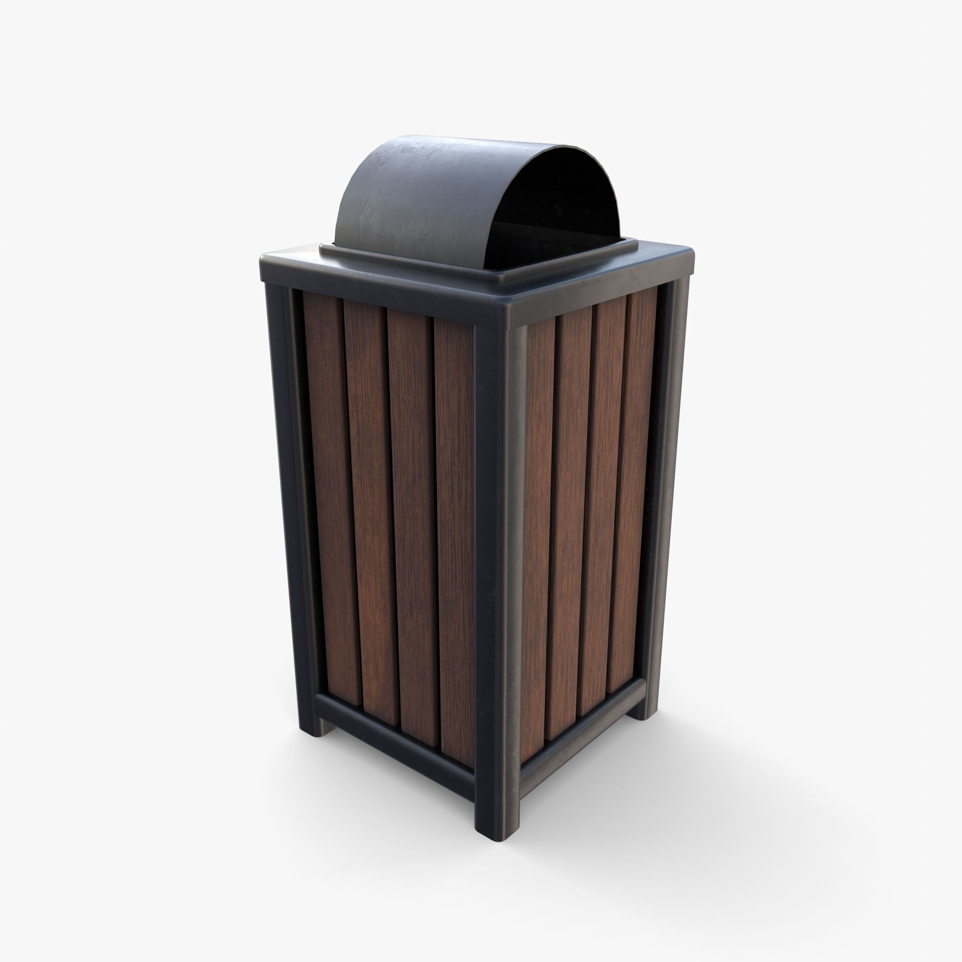 Trash can v3 3D model_6