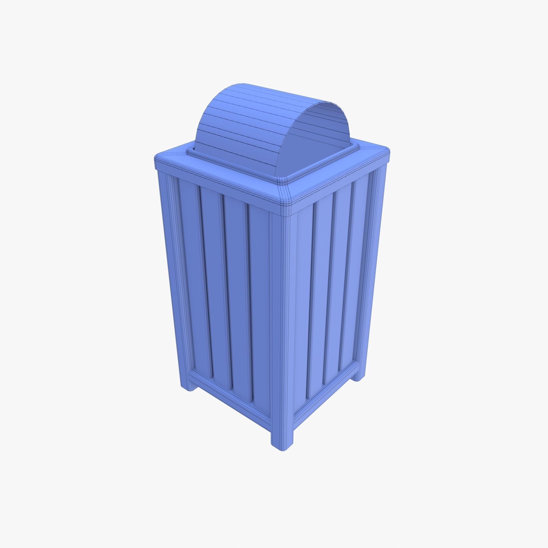 Trash can v3 3D model_16