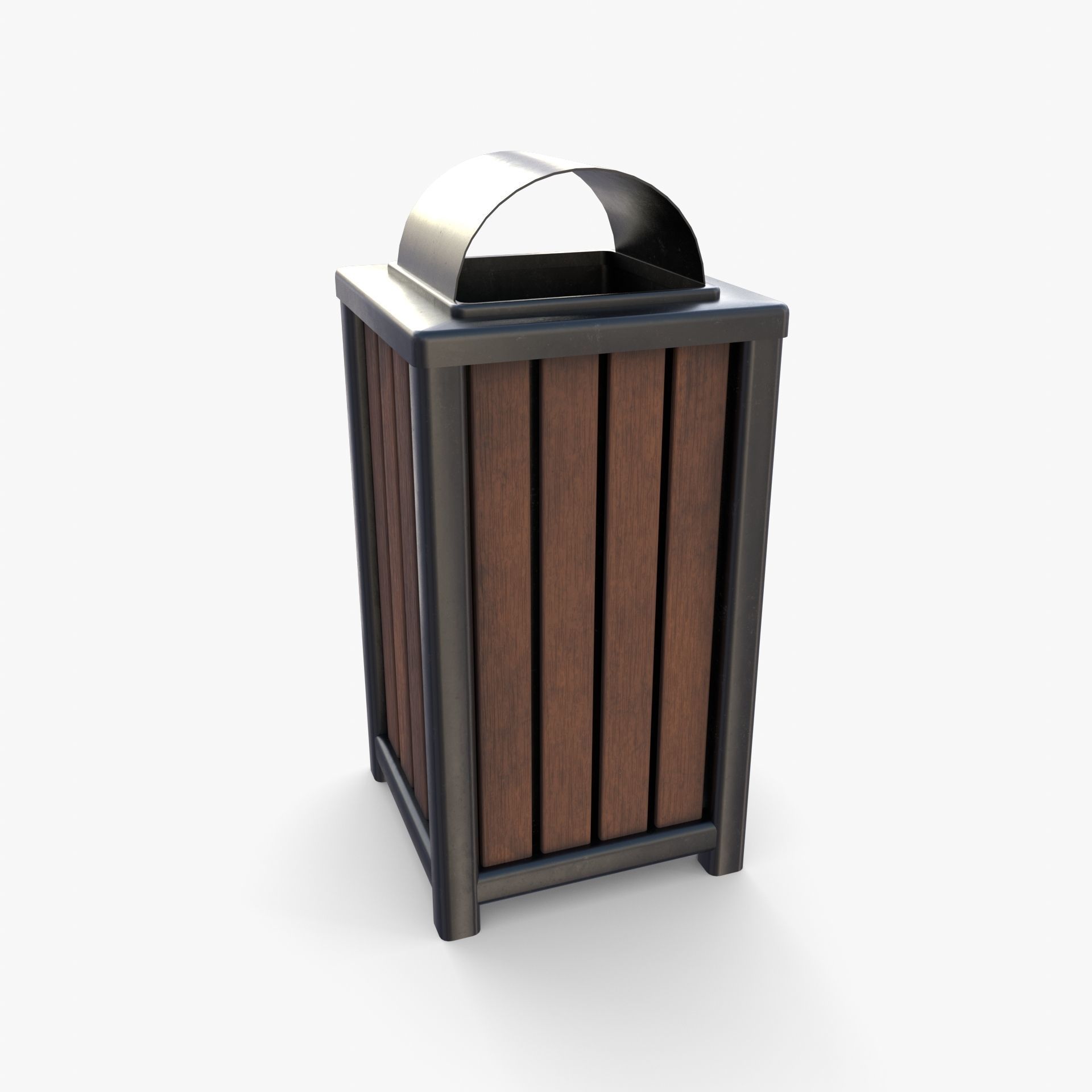 Trash can v3 3D model_1