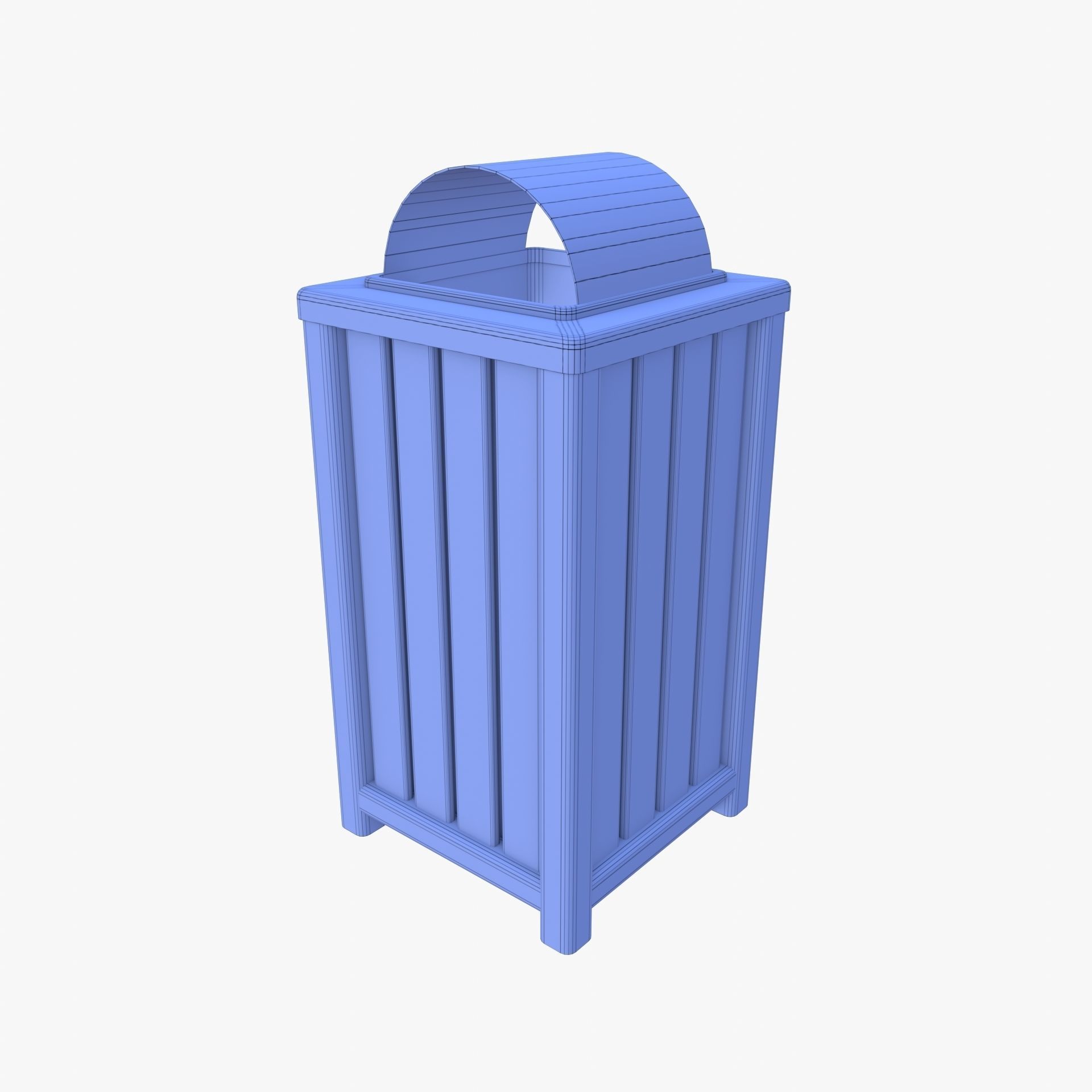 Trash can v3 3D model_12