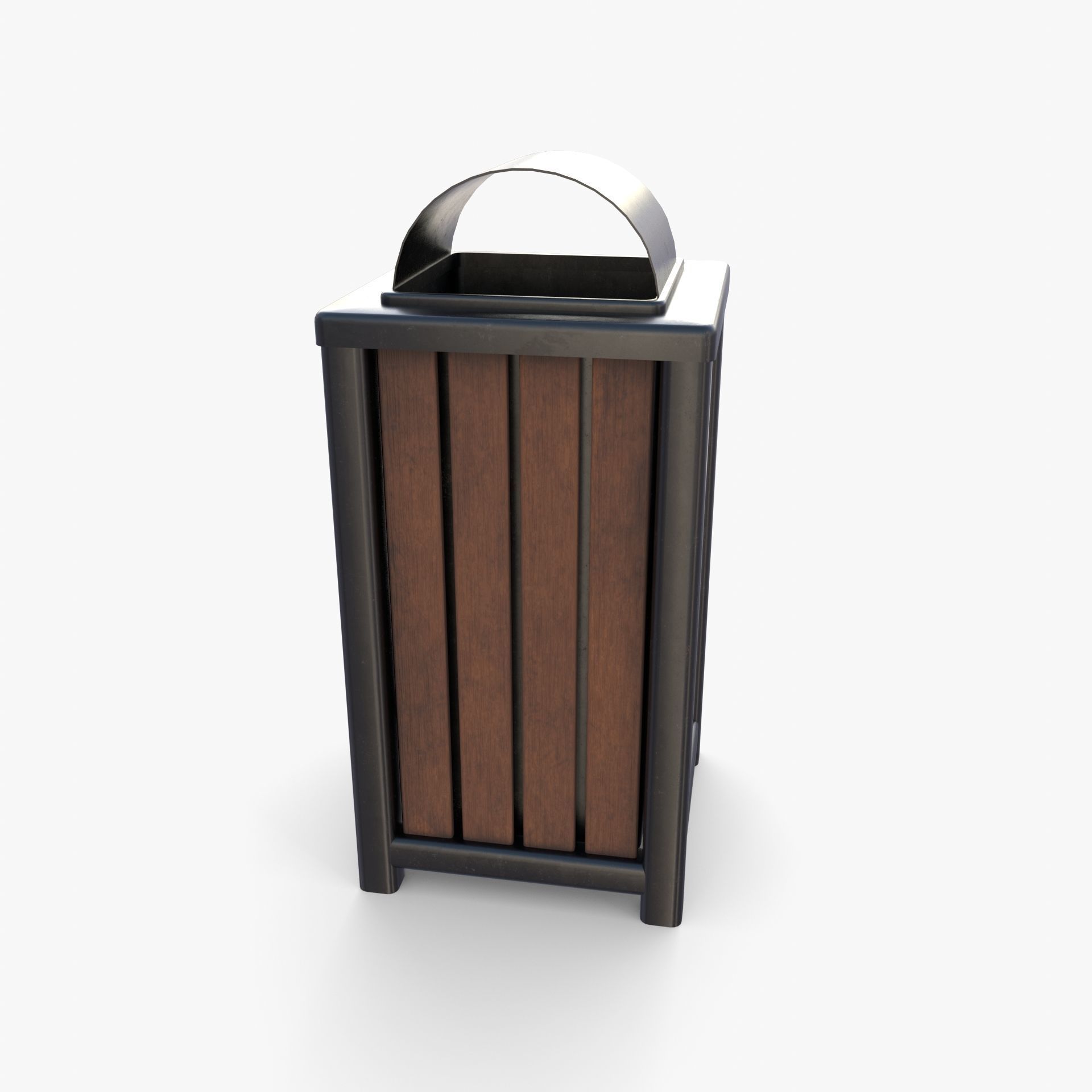 Trash can v3 3D model_2