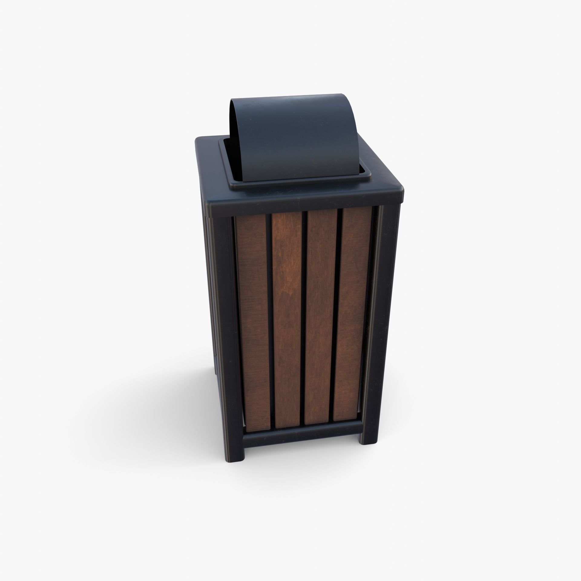 Trash can v3 3D model_7