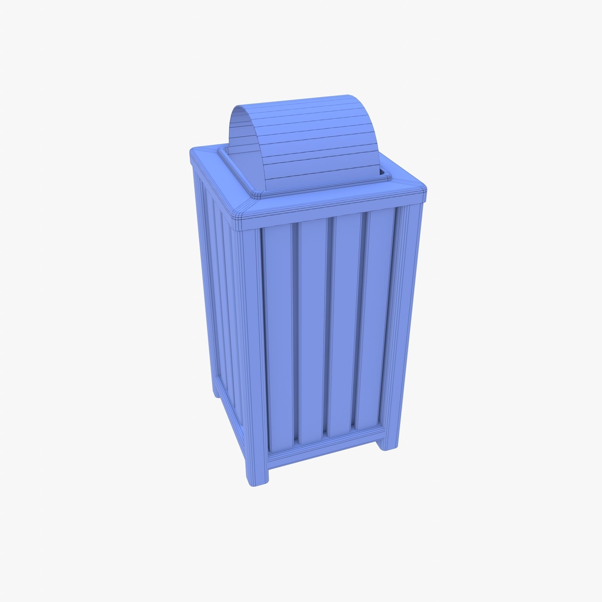 Trash can v3 3D model_14