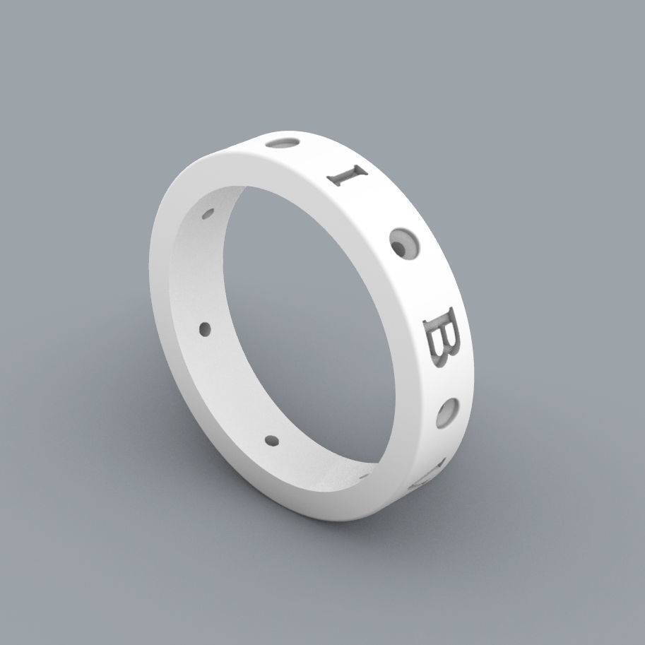 3d model ring Bulgari 3D 3D print model_6
