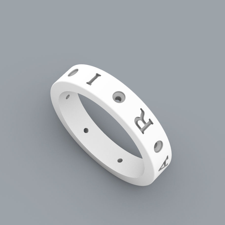 3d model ring Bulgari 3D 3D print model_3