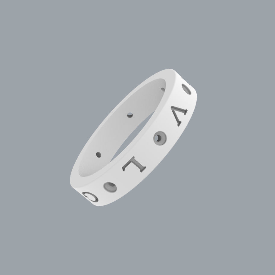 3d model ring Bulgari 3D 3D print model_8