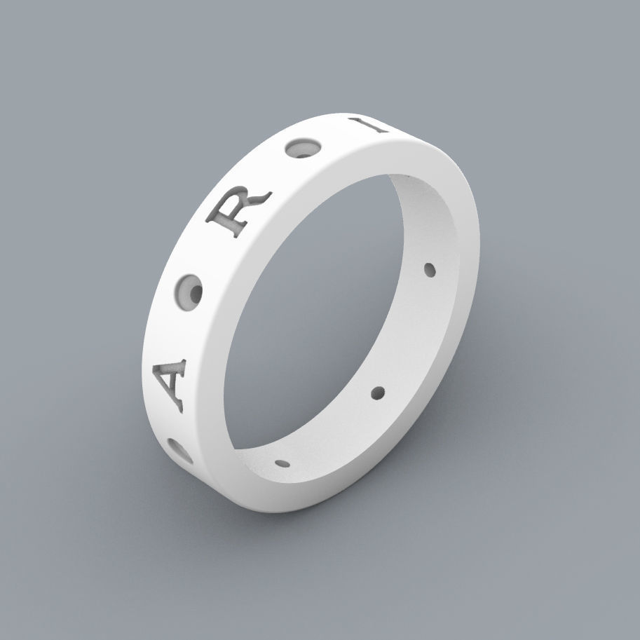 3d model ring Bulgari 3D 3D print model_5