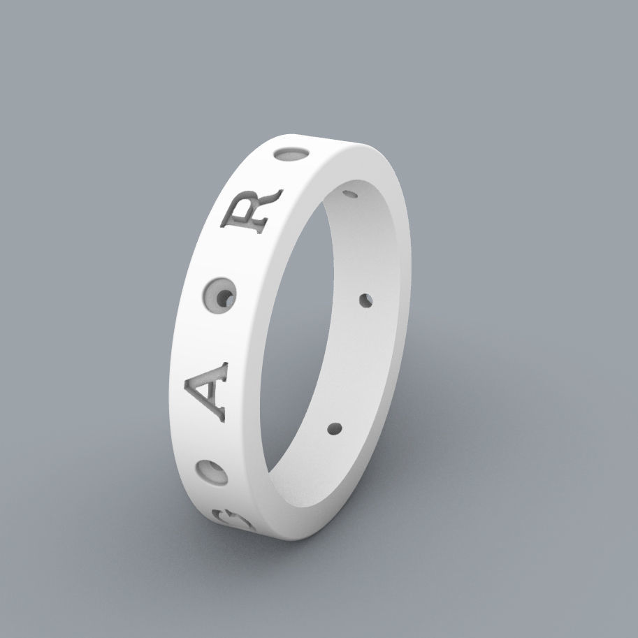3d model ring Bulgari 3D 3D print model_10