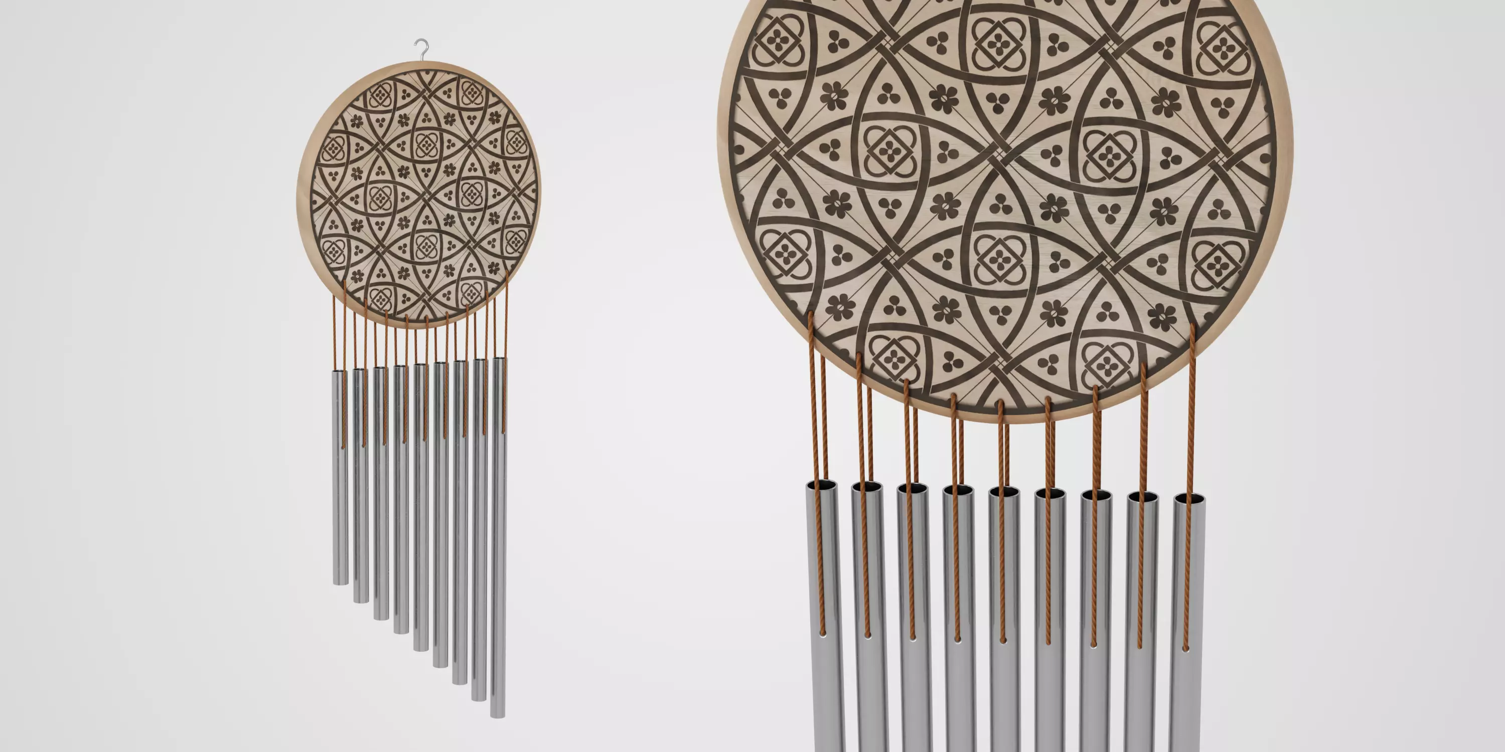 Flower Of Life Chime Low-poly 3D model_0