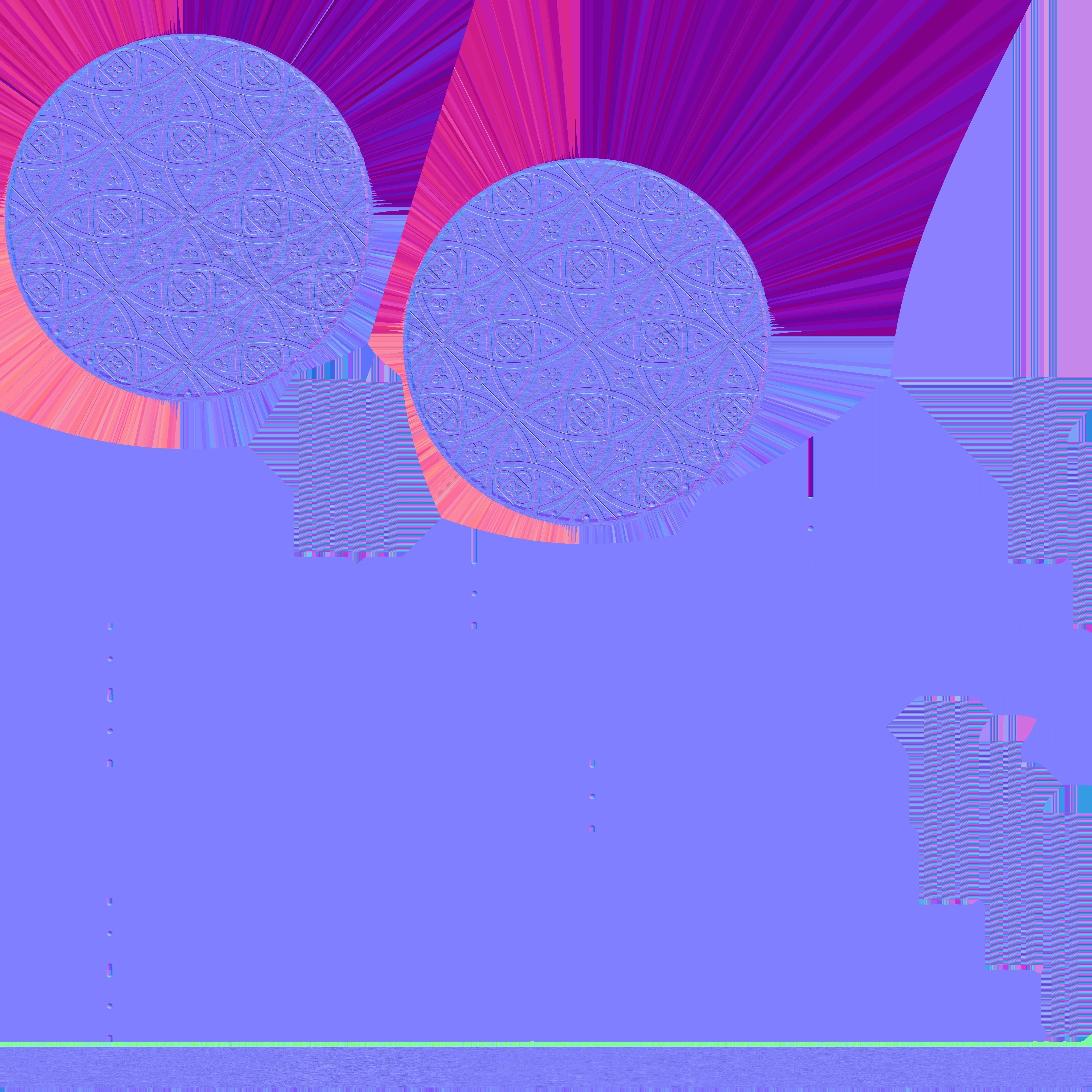 Flower Of Life Chime Low-poly 3D model_13