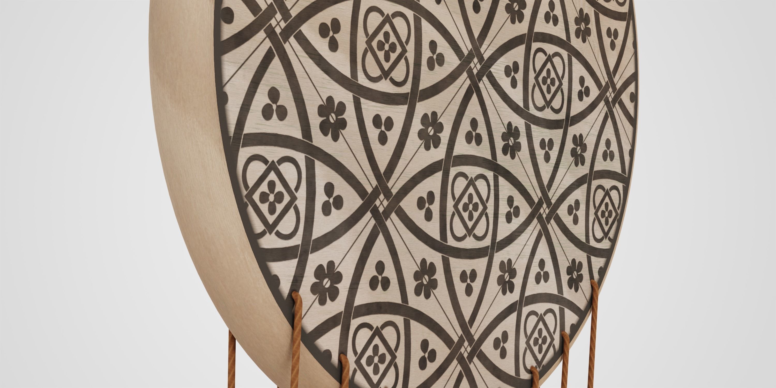 Flower Of Life Chime Low-poly 3D model_1