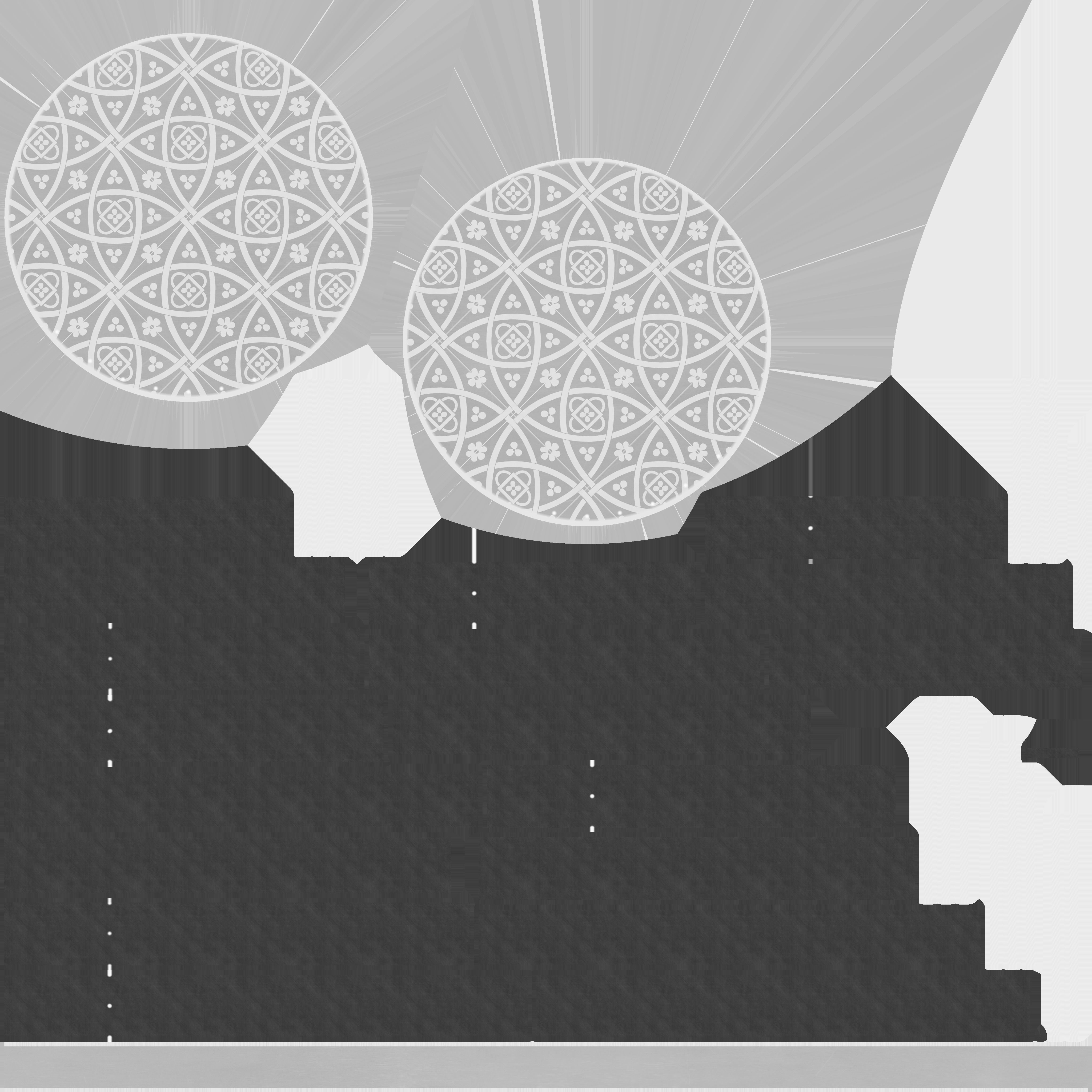 Flower Of Life Chime Low-poly 3D model_14