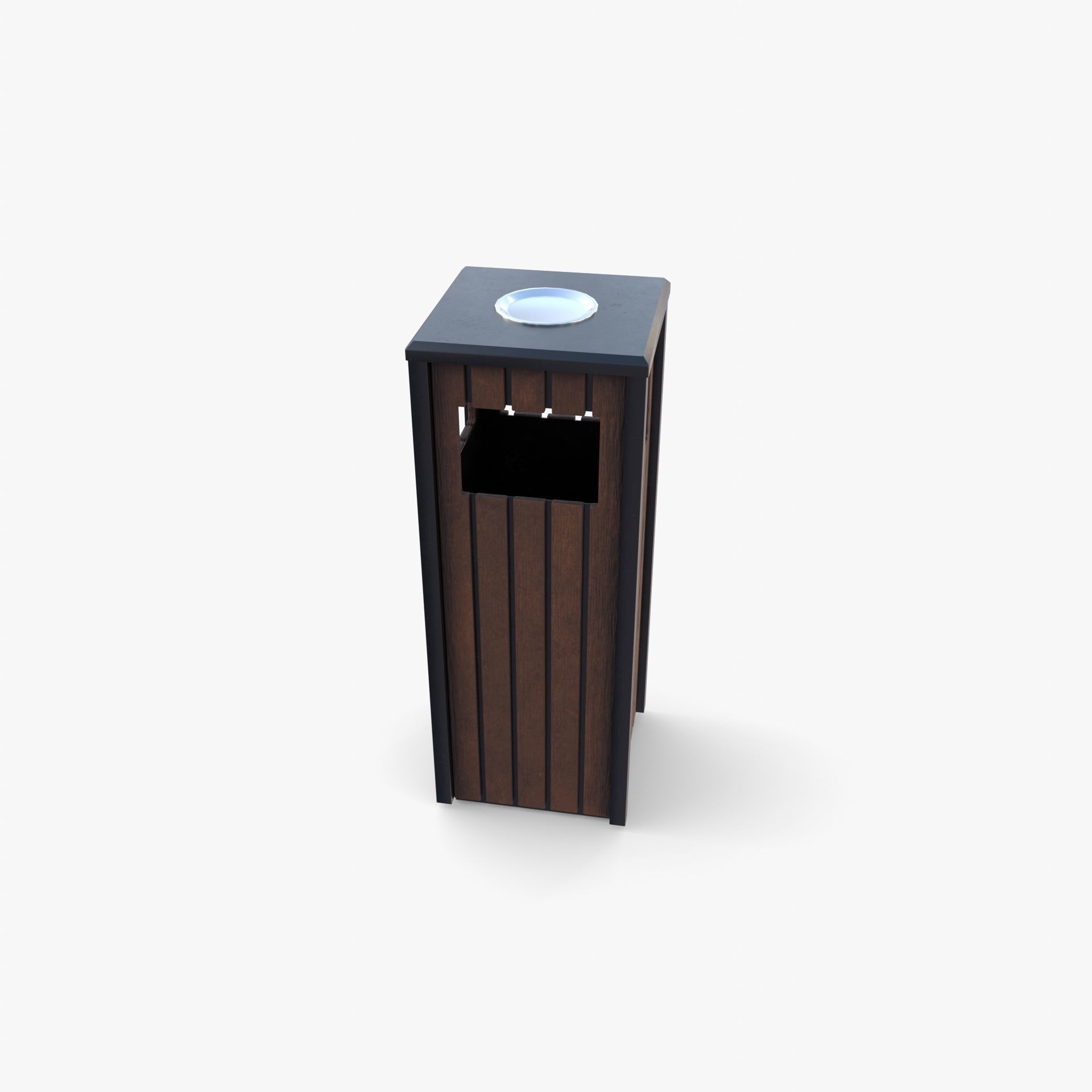 Trash can v4 3D model_7