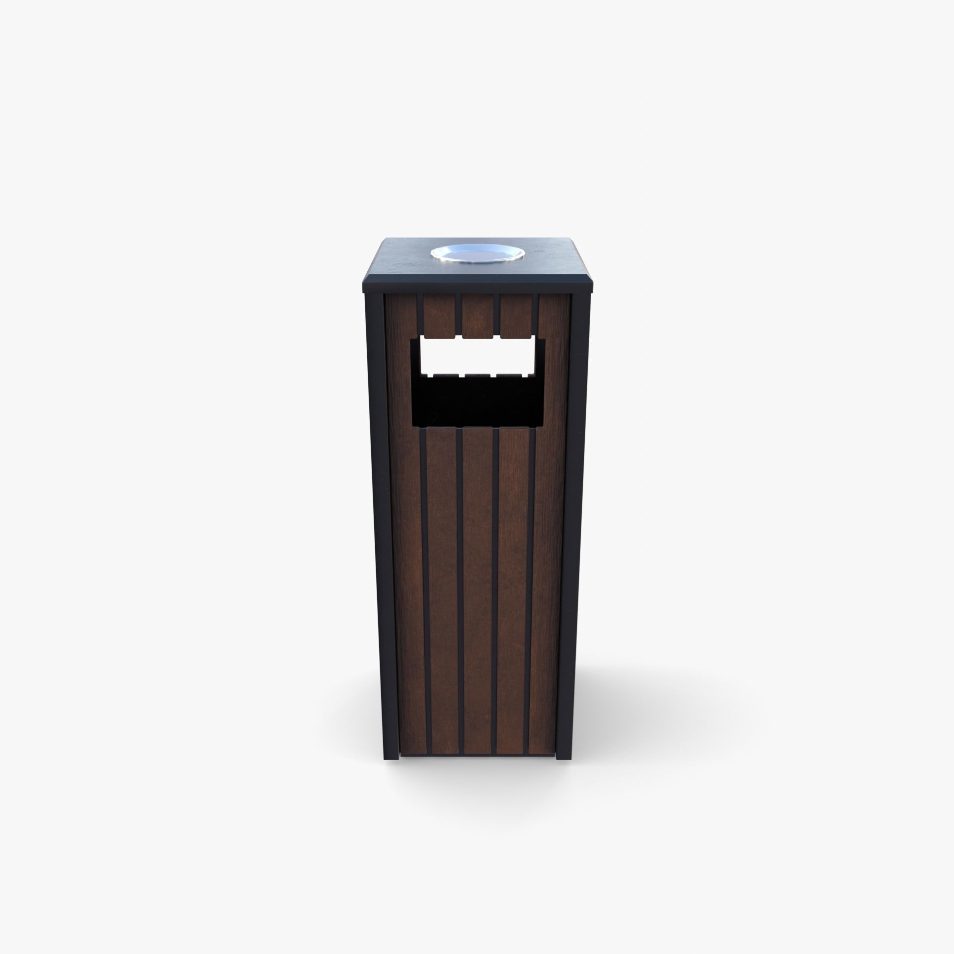 Trash can v4 3D model_4