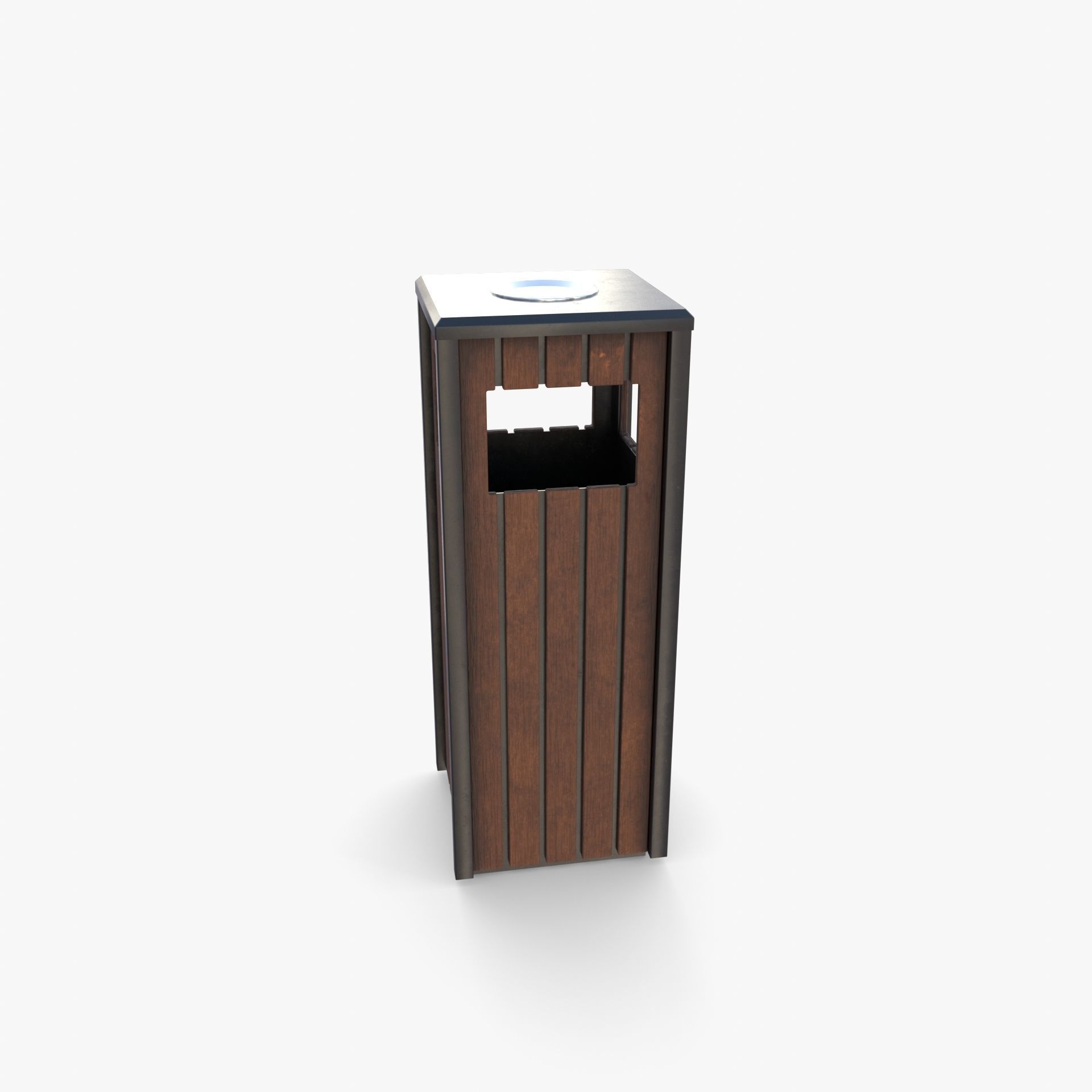 Trash can v4 3D model_1