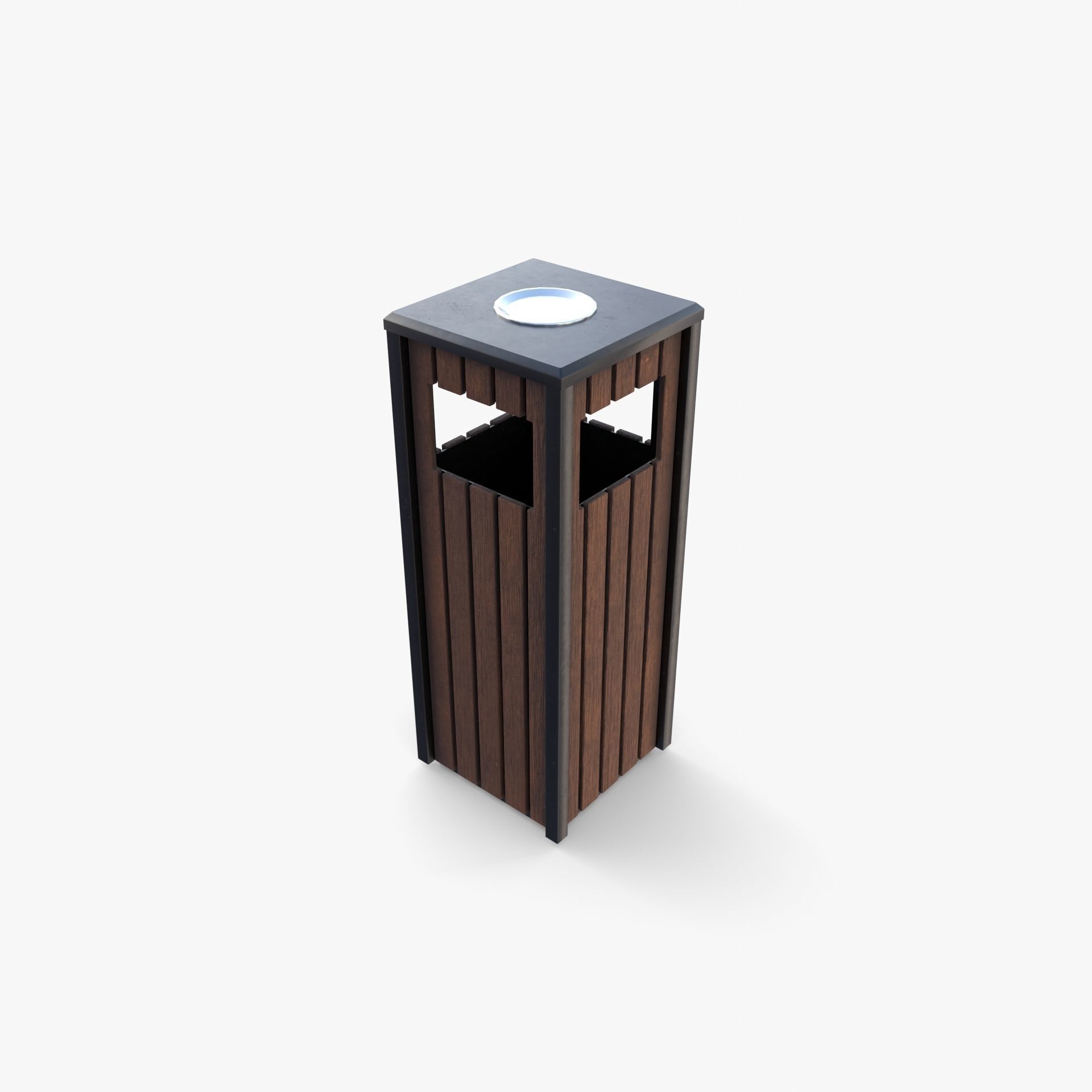 Trash can v4 3D model_8