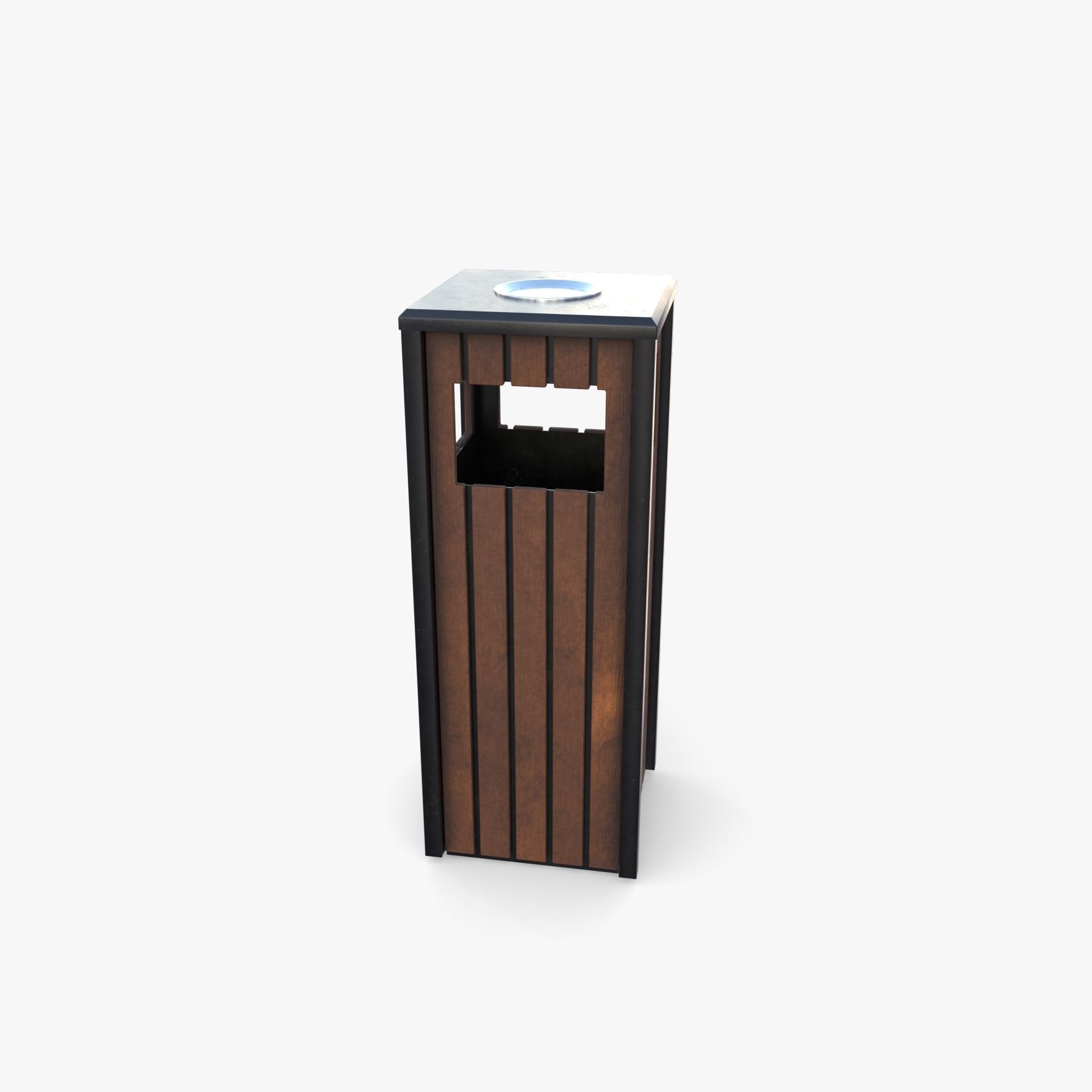 Trash can v4 3D model_3